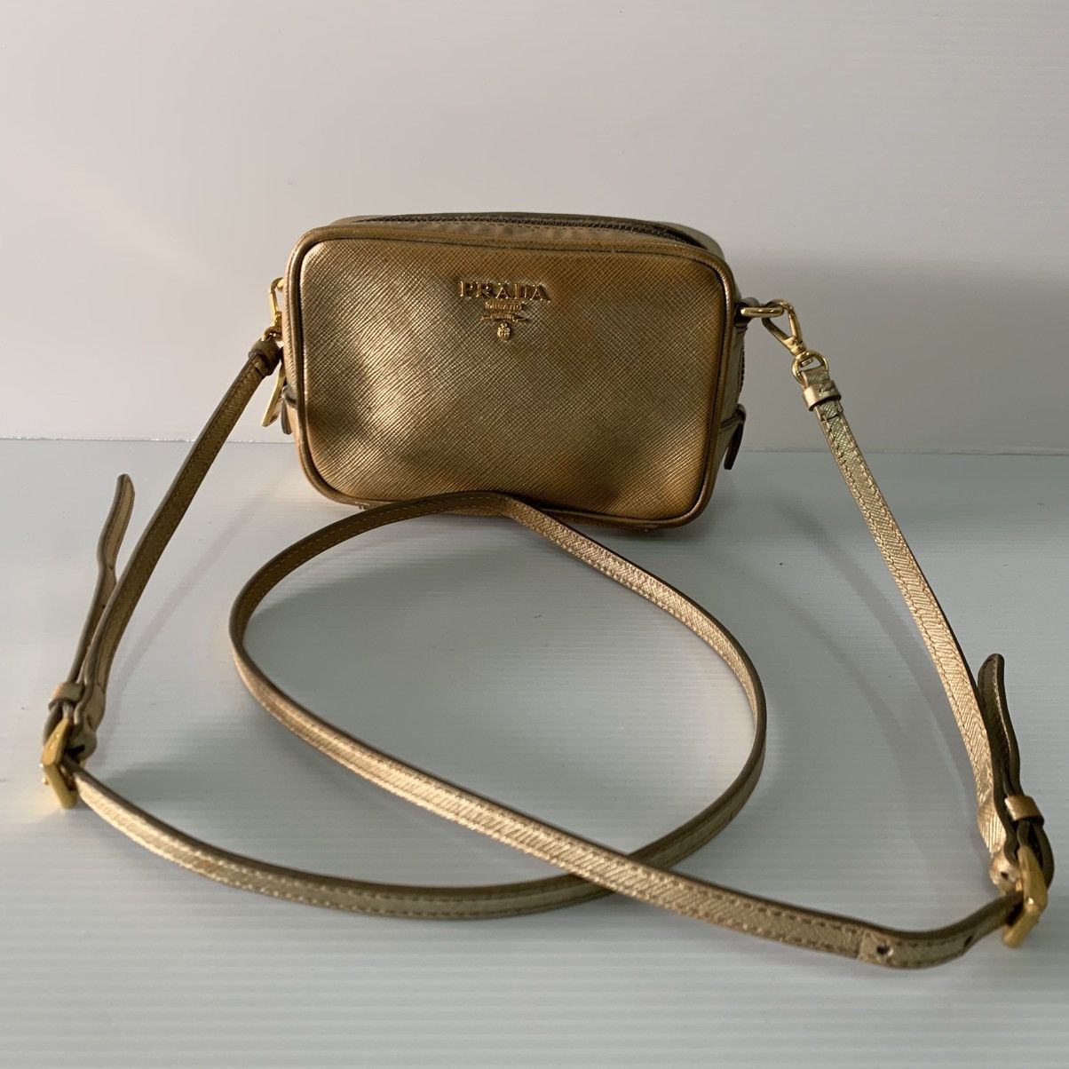 Prada Prada Mini Leather Slingbag Size ONE SIZE - 2 Thumbnail
