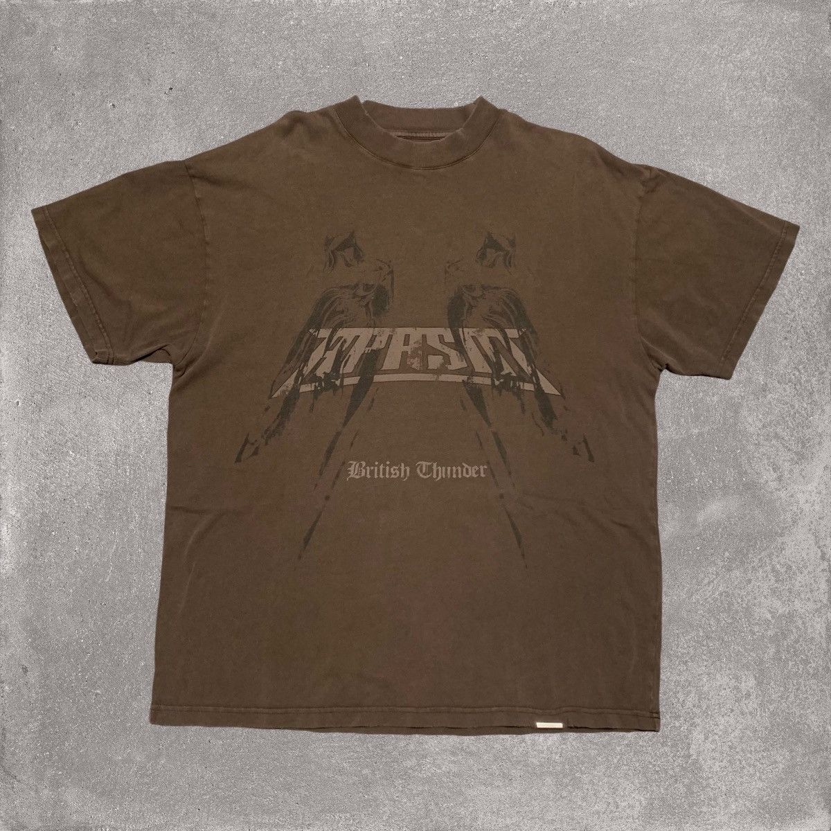 Represent Clo. Represent Small British Thunder Vintage Brown Tee Size US S / EU 44-46 / 1 - 1 Thumbnail