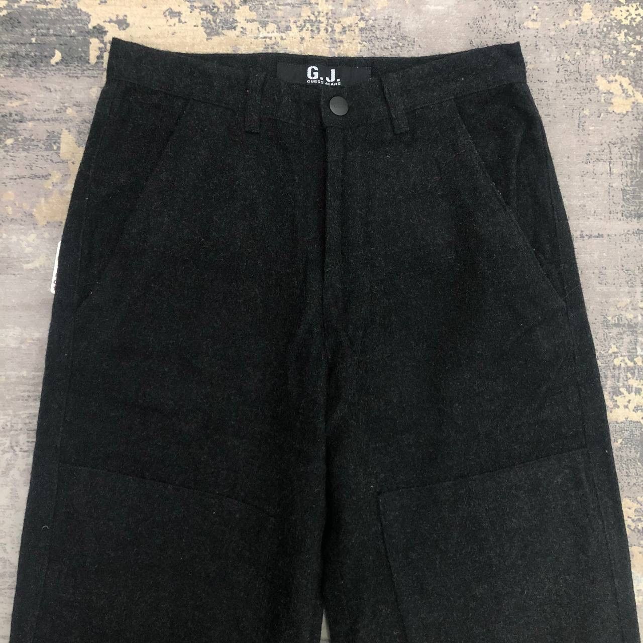 Guess P862. GUESS WOOL BAGGY PANTS Size 28" / US 6 / IT 42 - 2 Thumbnail