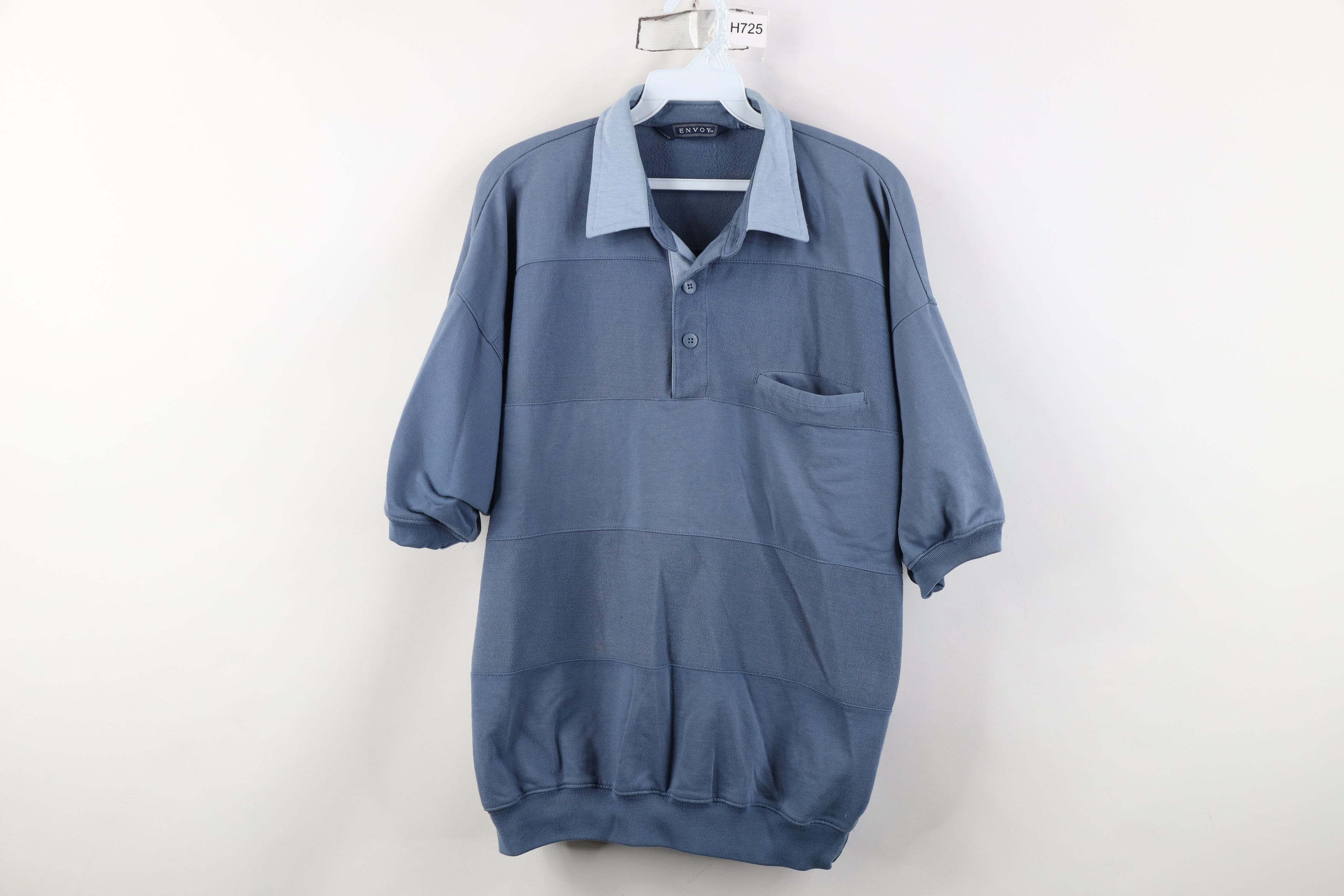 Vintage Vintage 90s Streetwear Knit Pullover Polo Shirt Mob Mafia Size US L / EU 52-54 / 3 - 1 Thumbnail
