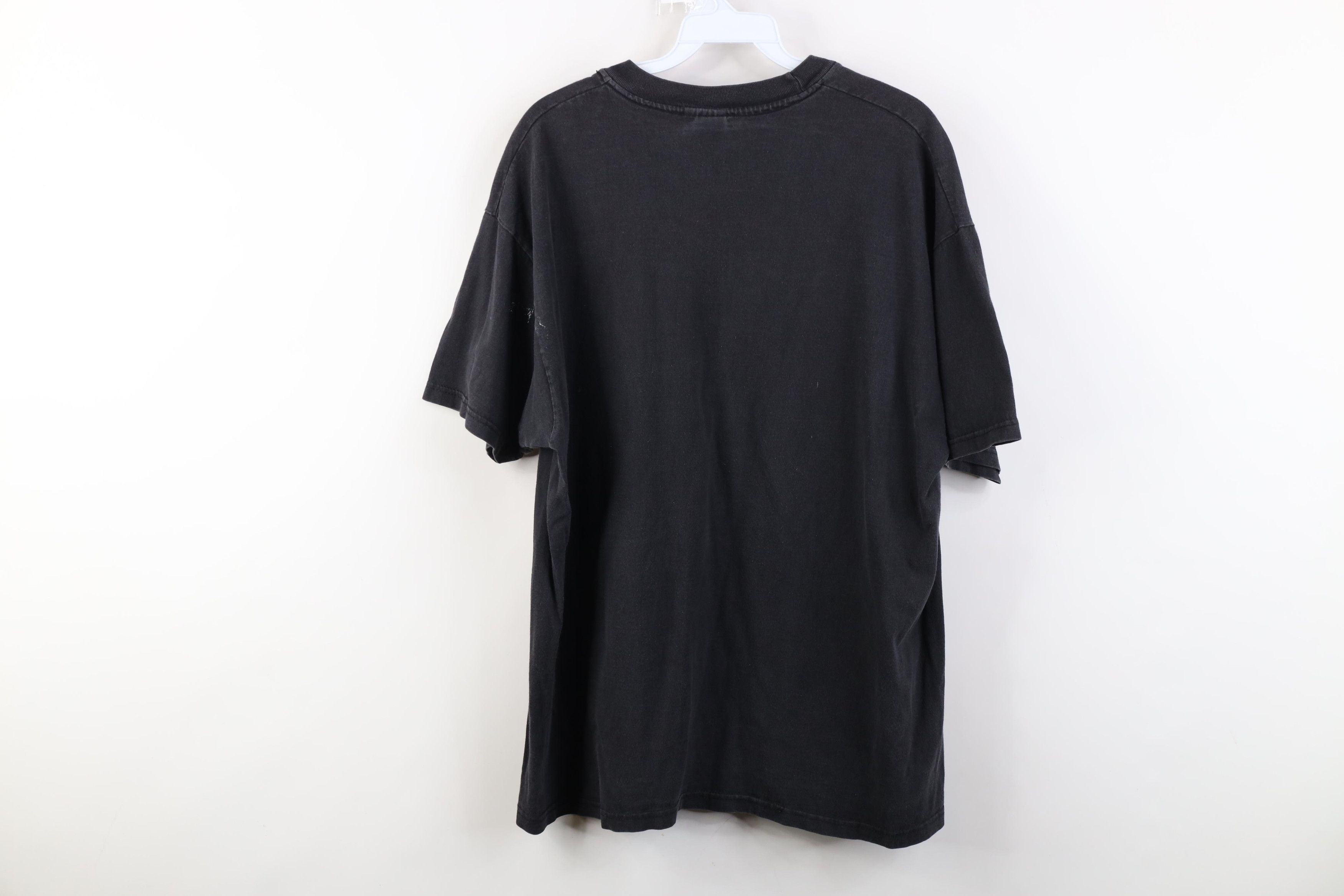 Vintage Vintage 90s Streetwear Skeleton Flag Motorcycle T-Shirt Size US XL / EU 56 / 4 - 13 Thumbnail