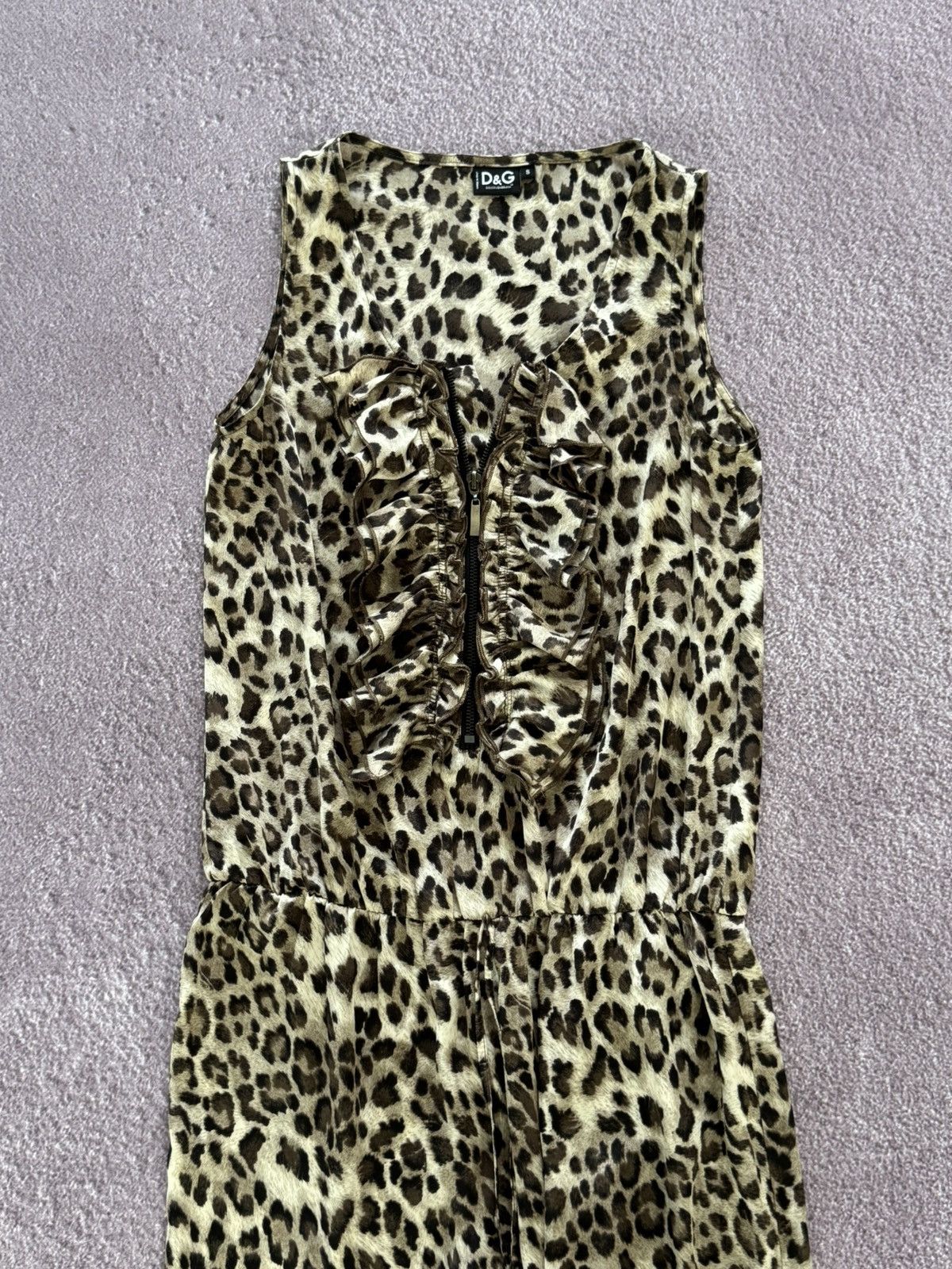Dolce & Gabbana D&G Dolce & Gabbana Glamour Leopard Print Luxury Dress Size S / US 4 / IT 40 - 2 Thumbnail