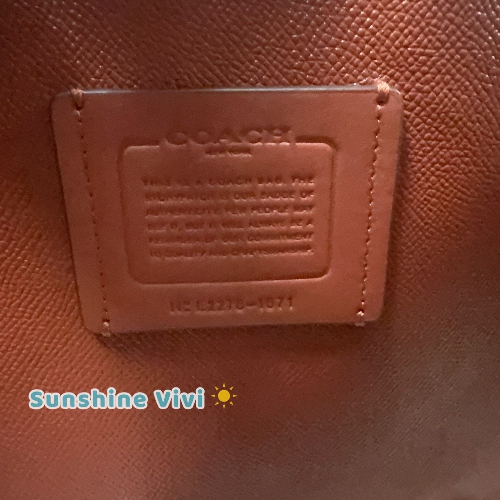 Coach NWT Coach 1671 Mollie Leather Chalk/Light Saddle Large Tote Size ONE SIZE - 4 Thumbnail