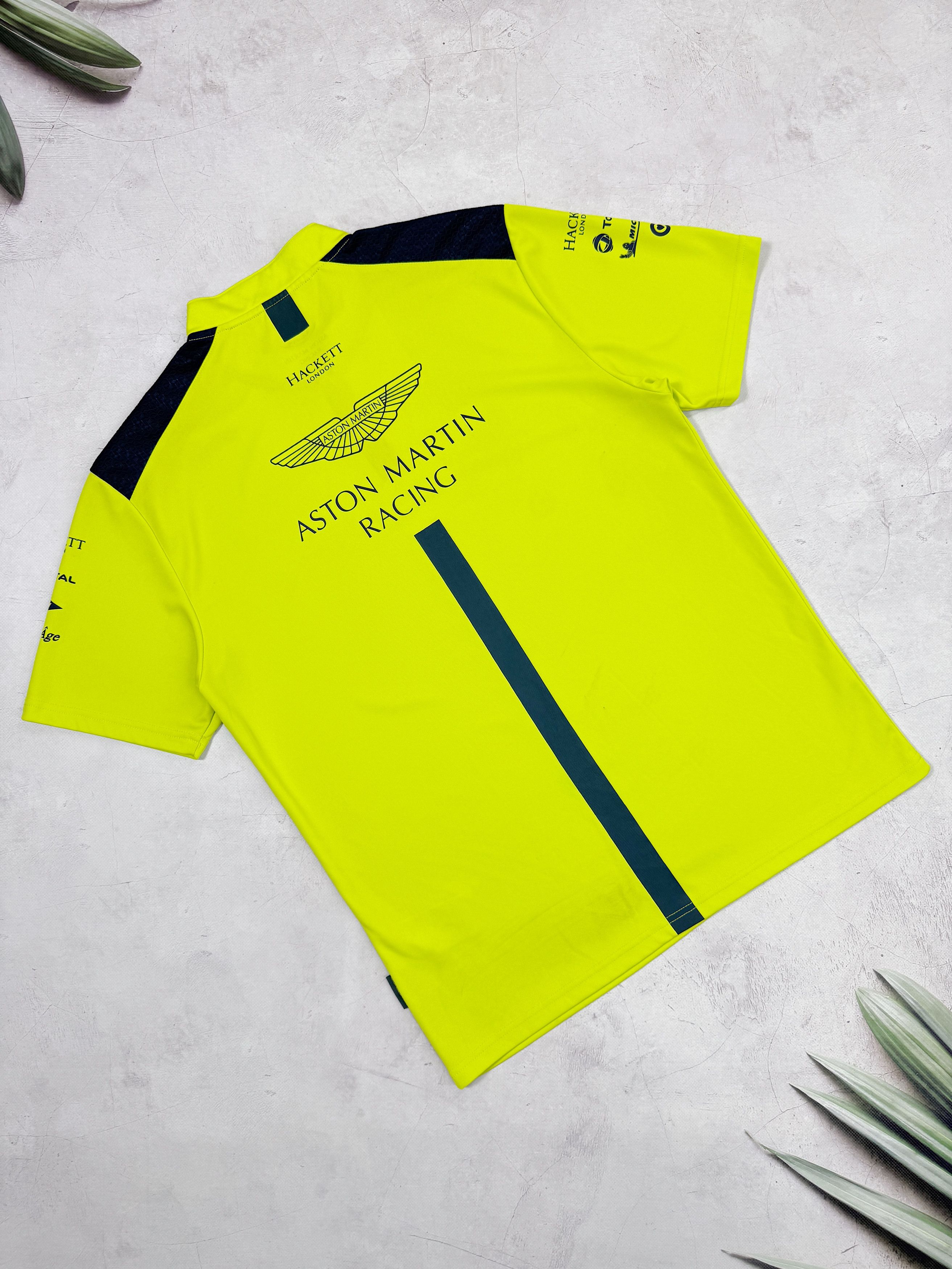 Hackett Aston Martin Racing F1 Team Polo T-Shirt by Hacket London Size US L / EU 52-54 / 3 - 17 Thumbnail