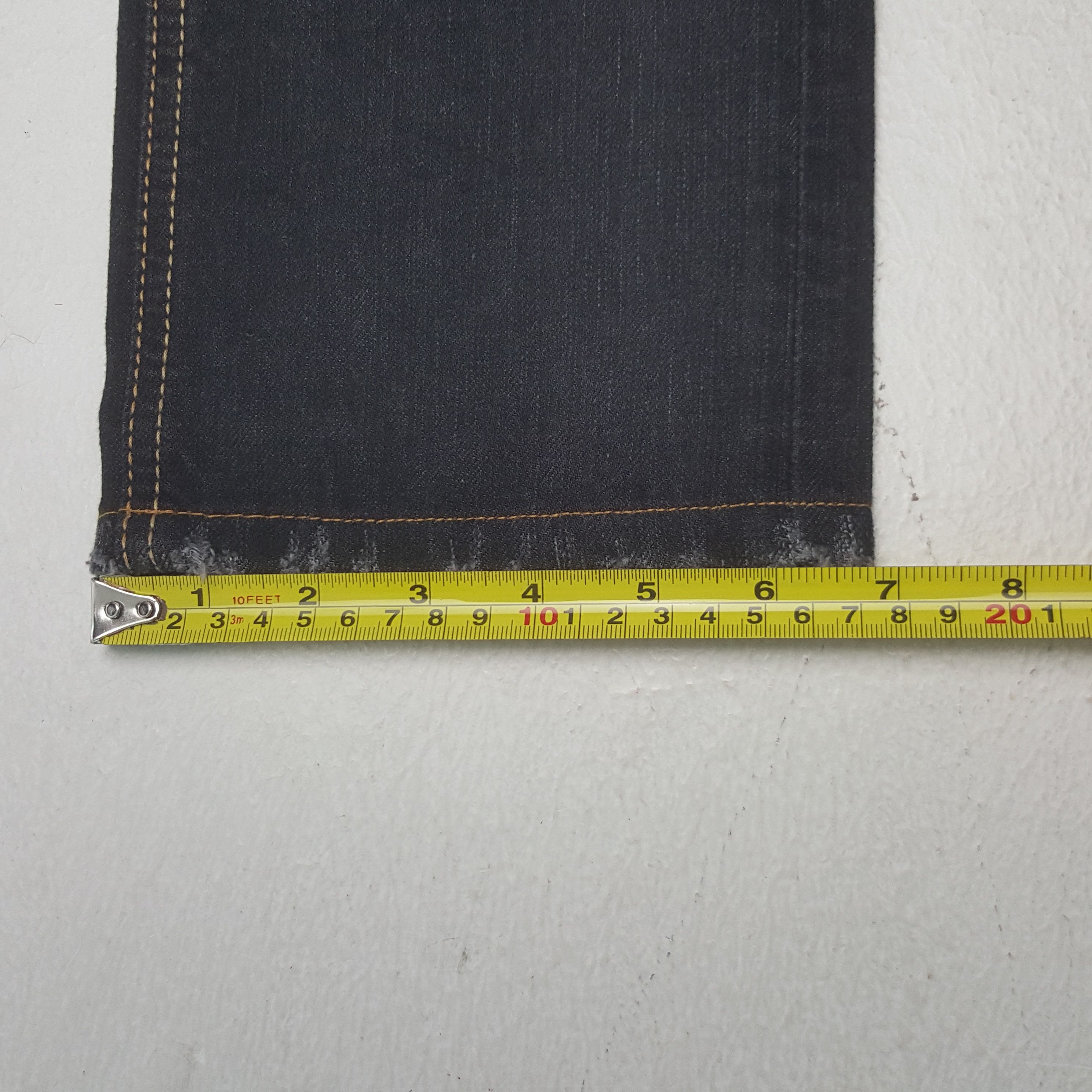 Edwin Vintage Edwin Japanese Black Denim Jeans Size 28" / US 6 / IT 42 - 11 Thumbnail