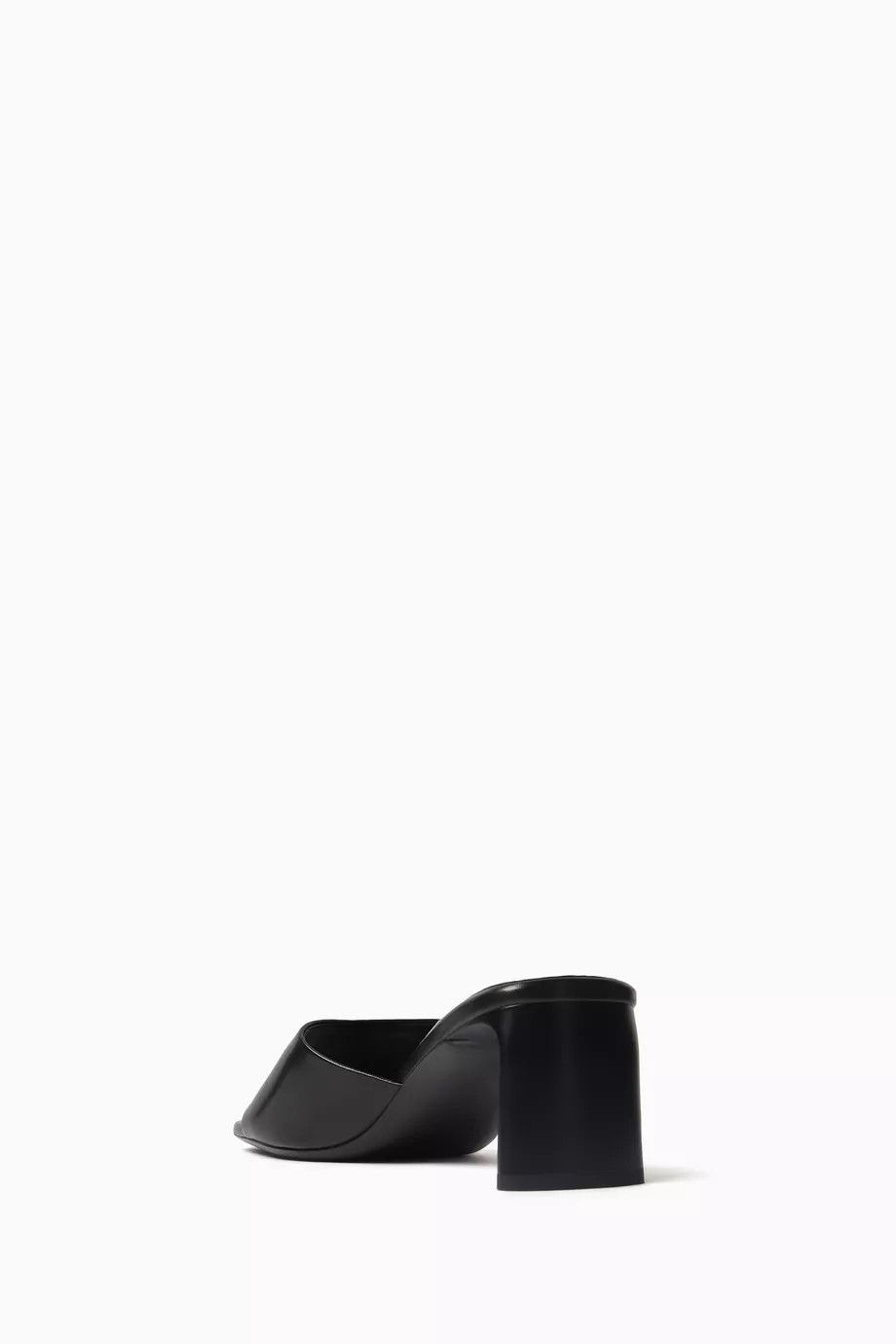 Balenciaga o1y0625 Leather Mules in Black Size US 5 / IT 35 - 2 Thumbnail