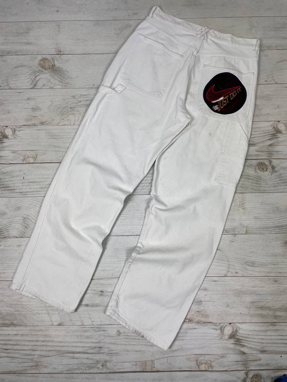 Nike Vintage Nike Jeans Carpenter Baggy Y2K Distrissed 90s Size US 36 / EU 52 - 1 Thumbnail