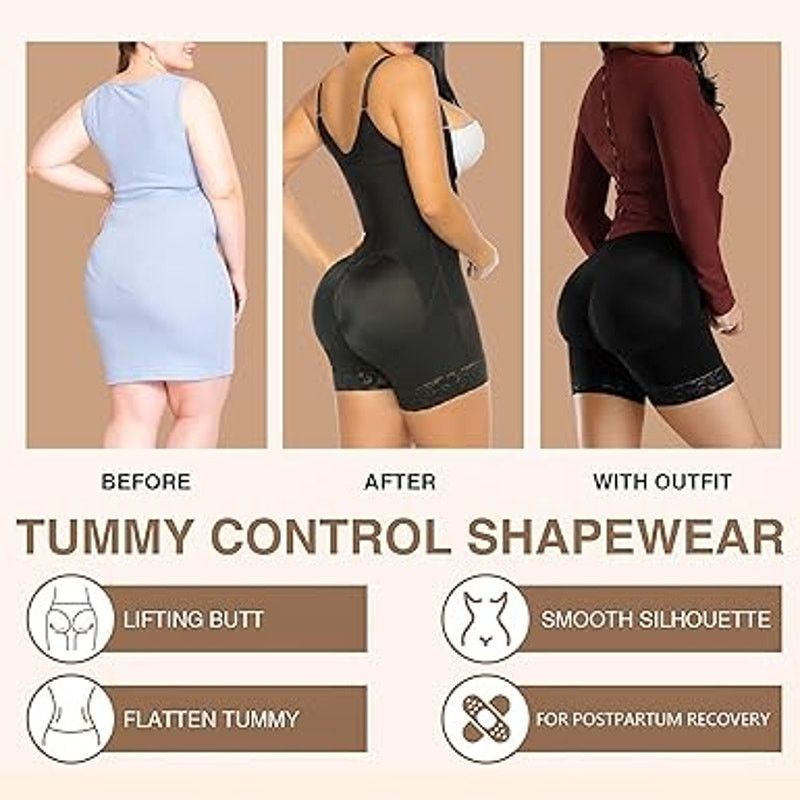 0044 Paris YIANNA Fajas Colombianas Shapewear for Women Tummy Control P Size ONE SIZE - 5 Thumbnail