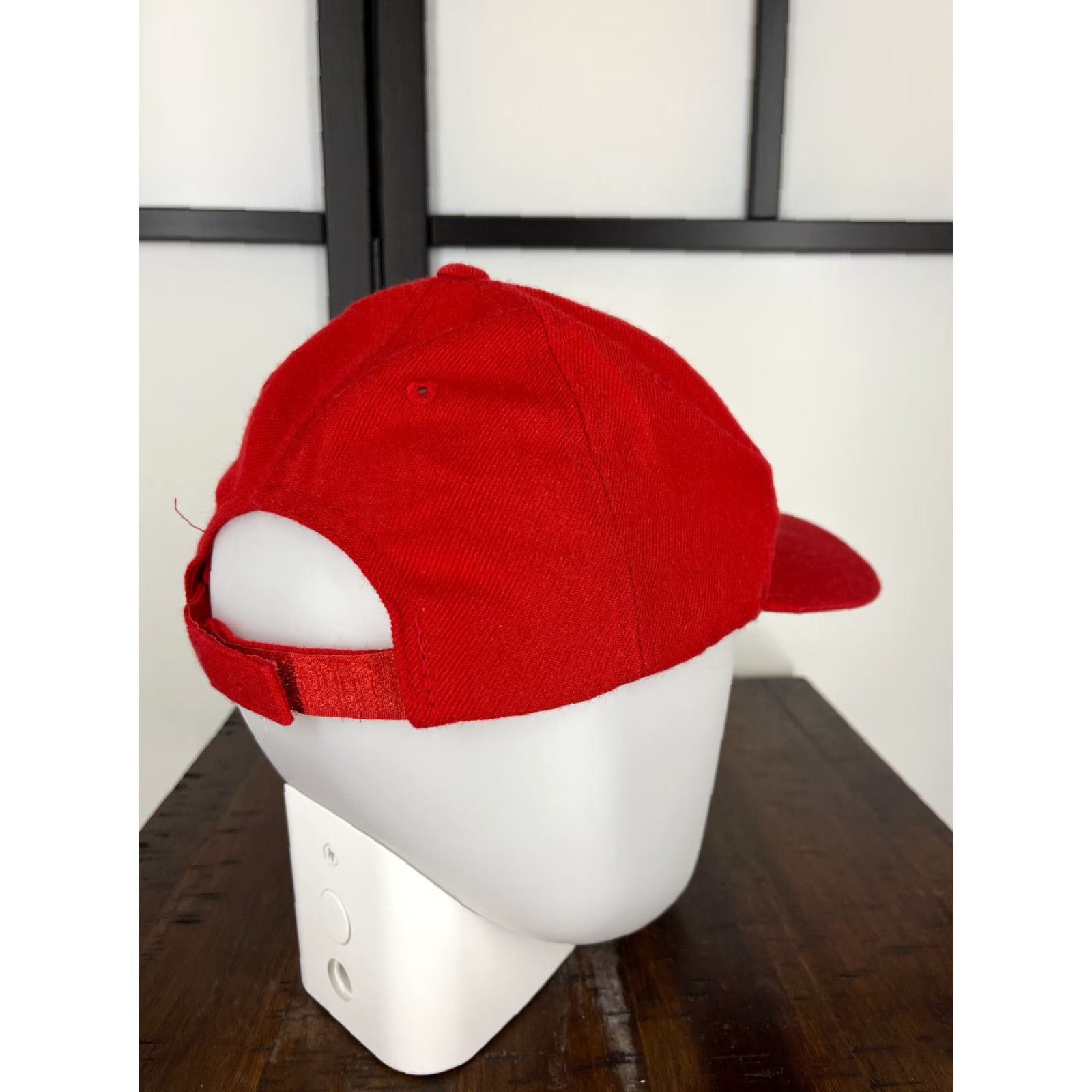 Vintage Sportsman Golf Hat Cap Adjustable Wool Blend Red - Hat, Cap, Logo, Outdoor, Men's, One Size, Adult Mens Size ONE SIZE - 7 Thumbnail
