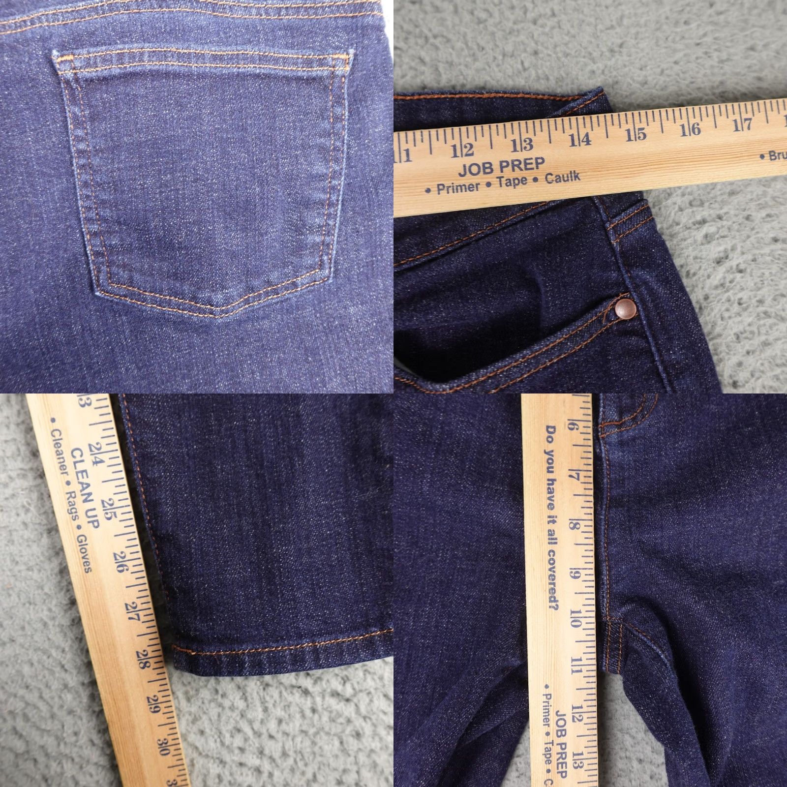 Eileen Fisher Eileen Fisher Jeans Womens 6 Blue Denim Organic Cotton Straight Slim Preppy Size 28" / US 6 / IT 42 - 8 Thumbnail