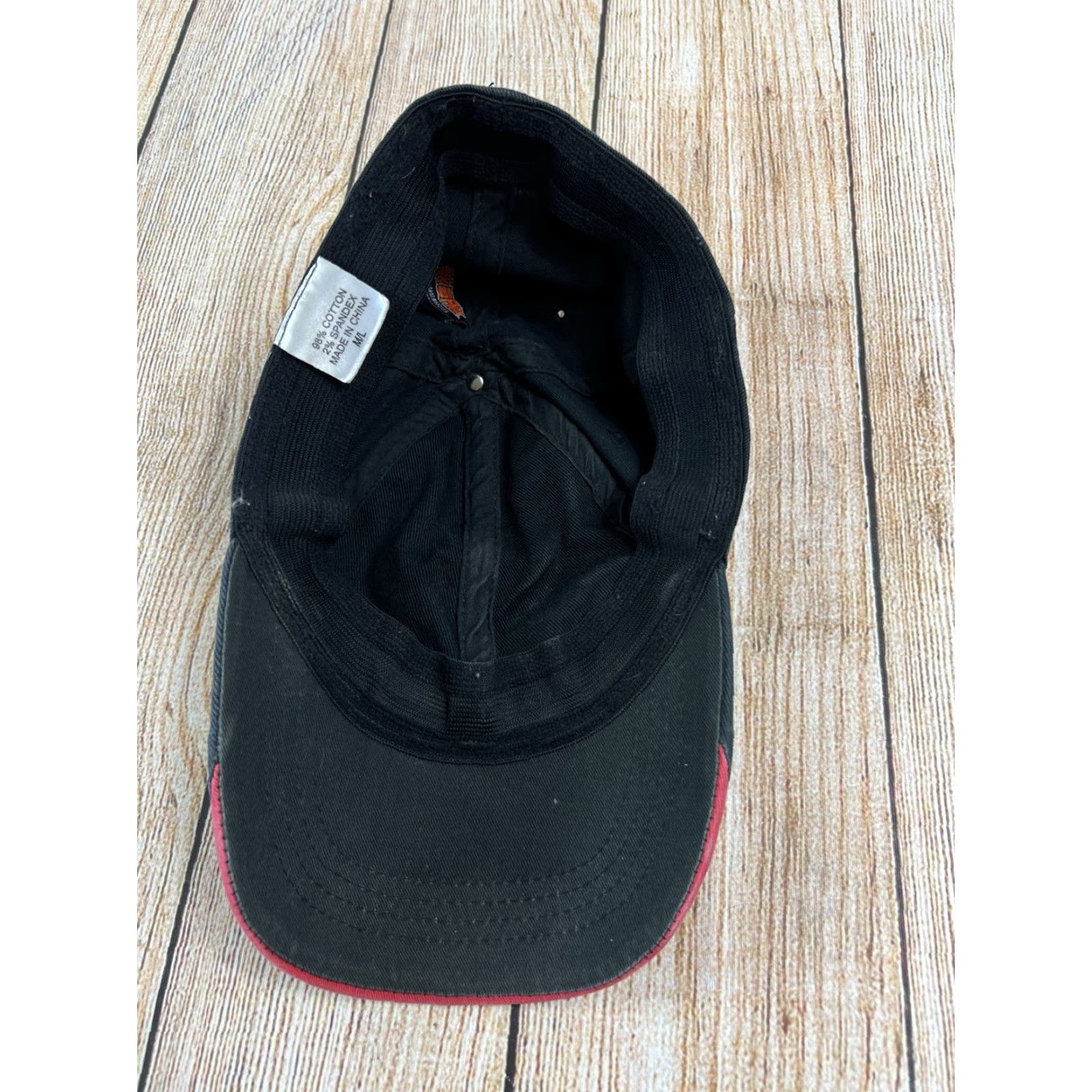 Vintage Nissan GTR Hat Tek Flex Fitted Size M/L Men Black Baseball Cap Cars Lightweight Size ONE SIZE - 6 Thumbnail