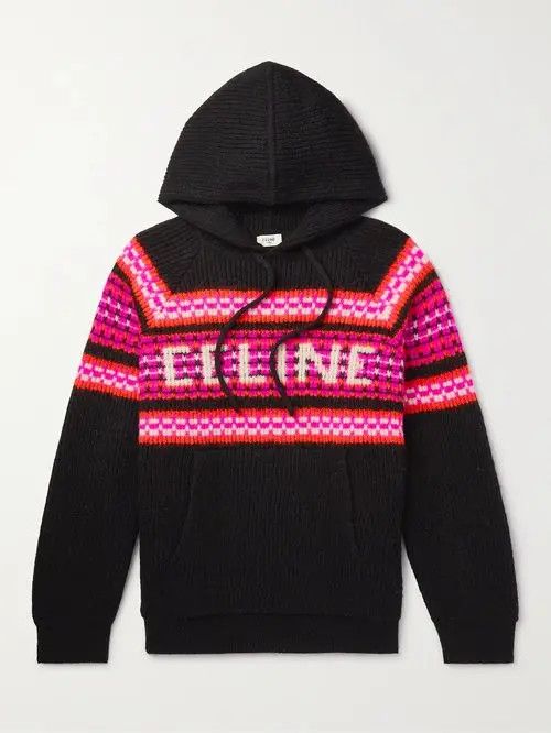 Celine o1bcso1str0324 2AC23579S.24BK Hoodie in Black/Pink Size US M / EU 48-50 / 2 - 1 Preview