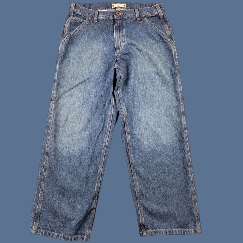 Carhartt Carhartt Jeans Mens 36x30 Blue Dungarees Fit Utility Carpenter Work Denim B223 Jeans Size US 36 / EU 52 - 1 Thumbnail