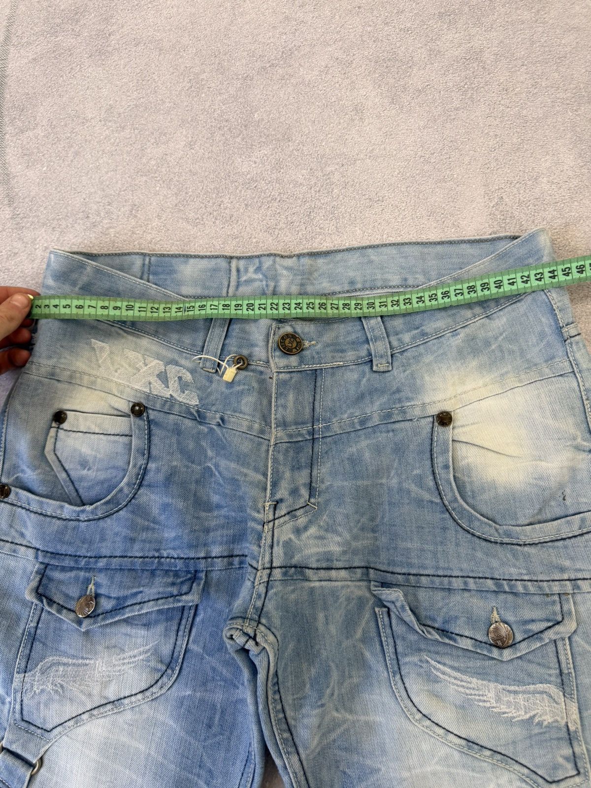 Hedi Slimane 00s Diesel Hedi Slimane Dior Style Washed Denim Jeans Size US 30 / EU 46 - 10 Thumbnail