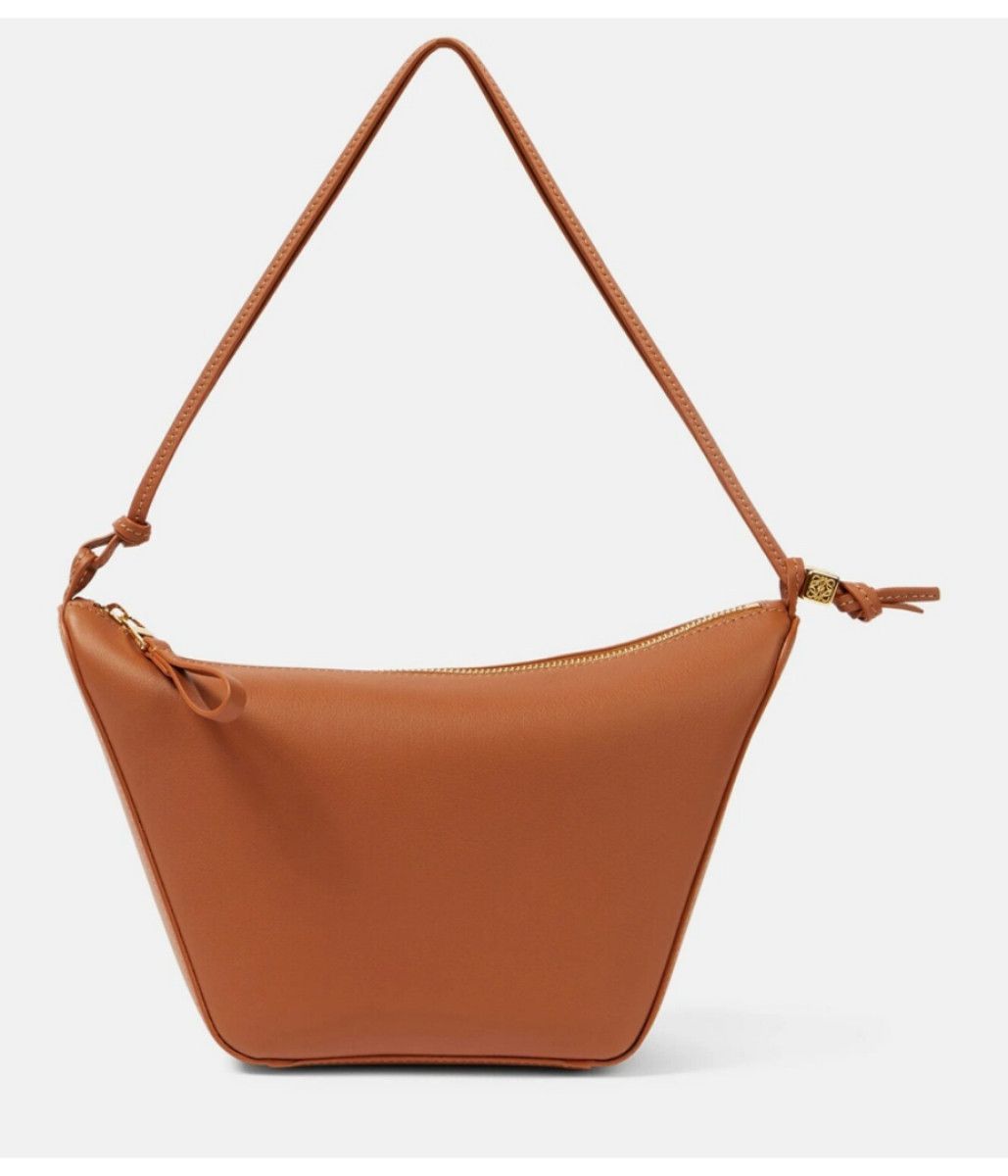 Loewe LOEWE Mini Hammock brown leather hobo shoulder bag Size ONE SIZE - 1 Thumbnail