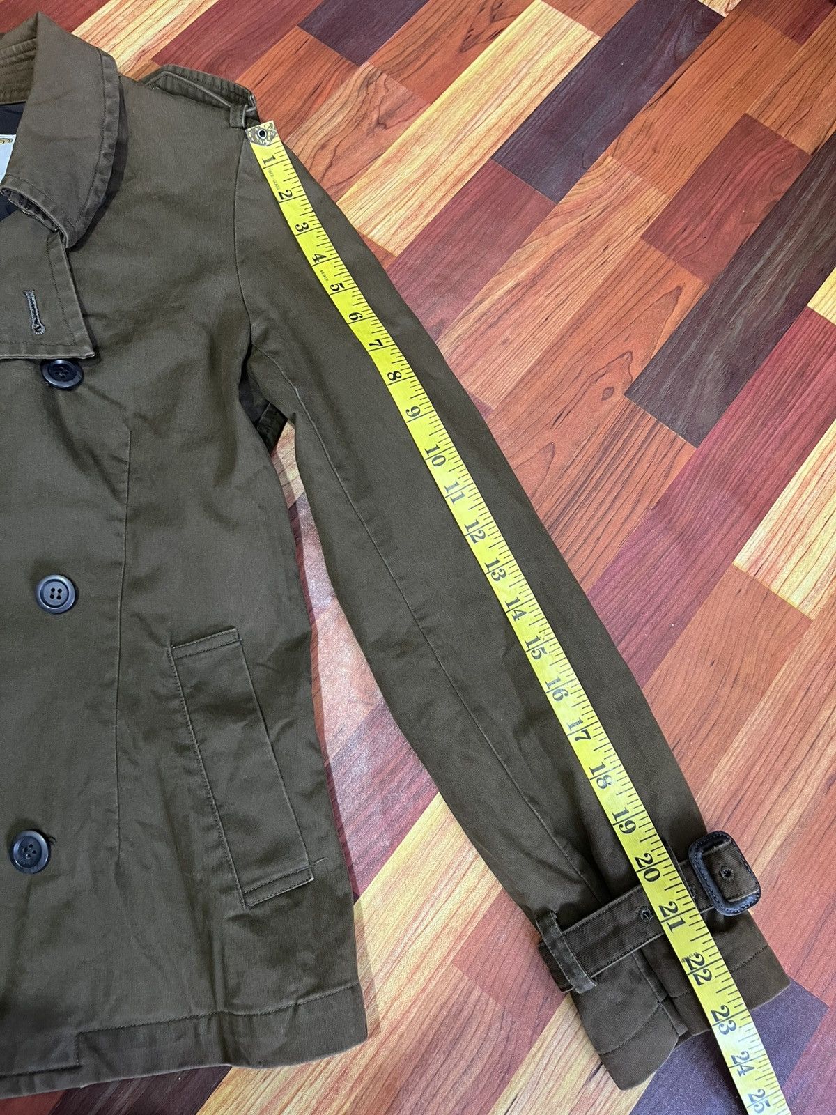 gomme Gomme Japan 05AW Cropped Trench Yohji Style Size S / US 4 / IT 40 - 23 Thumbnail
