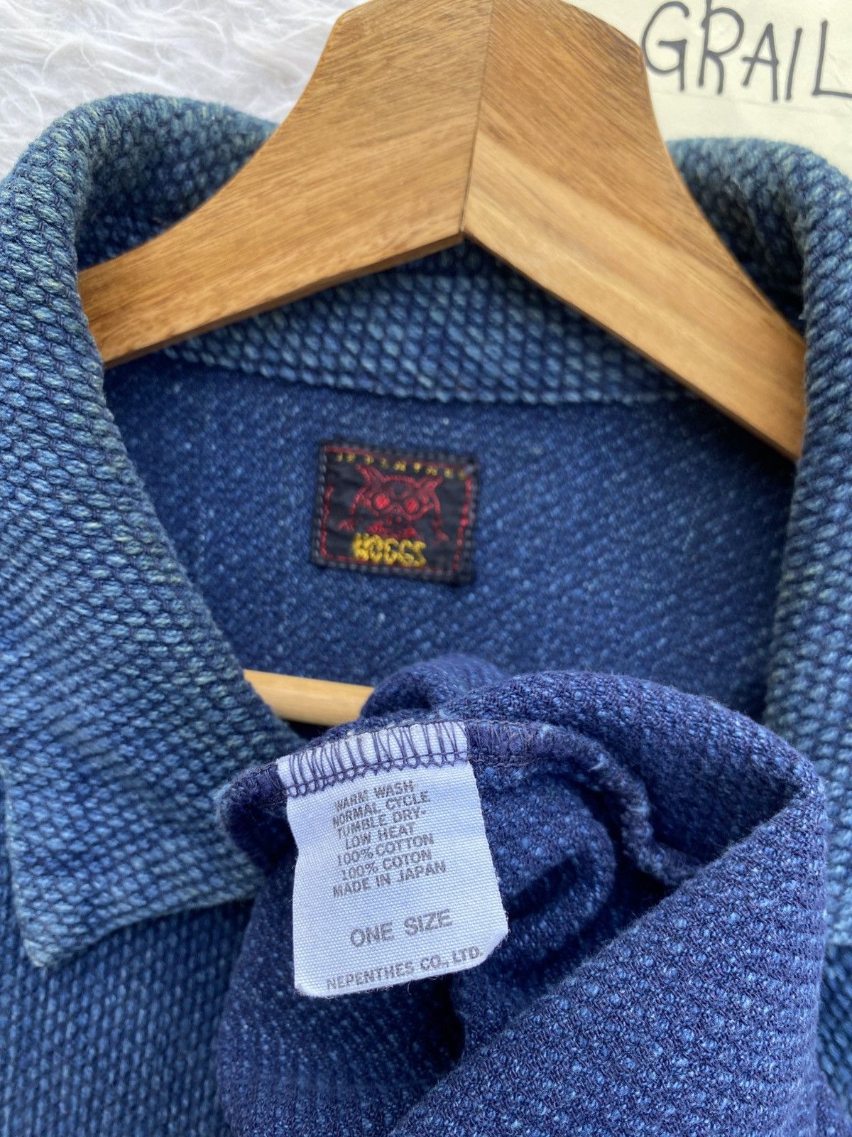 Nepenthes Vintage 90s Nepenthes Blue Worker Chore Jacket Size US L / EU 52-54 / 3 - 17 Thumbnail