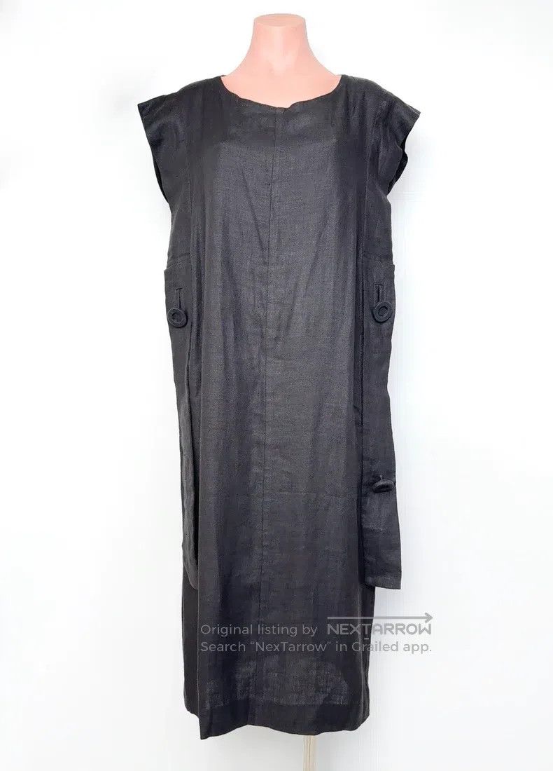 Yohji Yamamoto Yohji Yamamoto size os Big button lace up dress Size M / US 6-8 / IT 42-44 - 3 Thumbnail