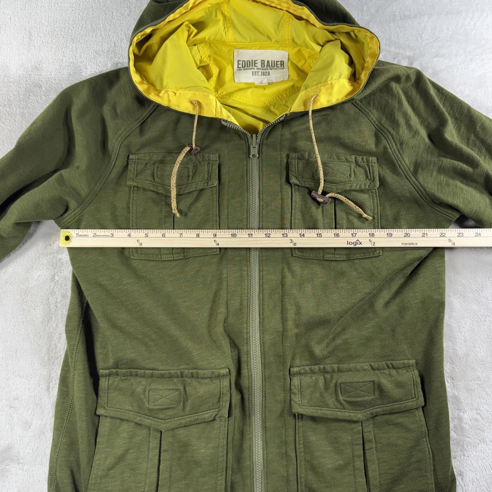 Eddie Bauer Eddie Bauer Jacket Men's L Army Green Yellow Outdoor Hoodie Size US L / EU 52-54 / 3 - 5 Thumbnail