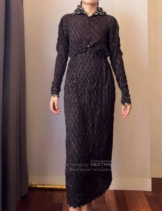 Issey Miyake Issey Miyake Soft and Skin-friendly Crepe Vintage Dress Size M / US 6-8 / IT 42-44 - 2 Thumbnail