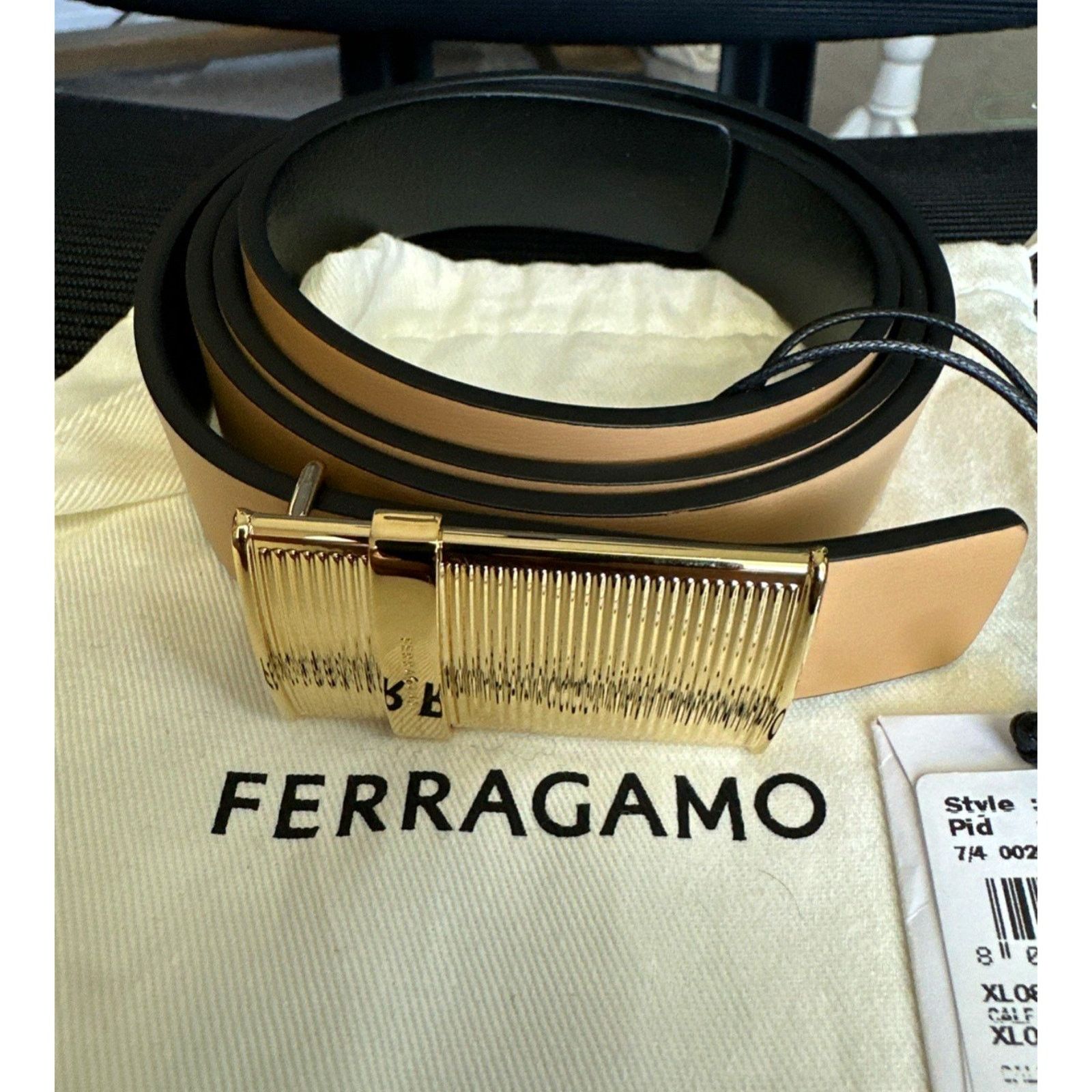ベルト SALVATORE FERRAGAMO SAND LEATHER REVERSIBLE BELT Ferragamo Sand Leather Reversible Belt Salvatore Ferragamo