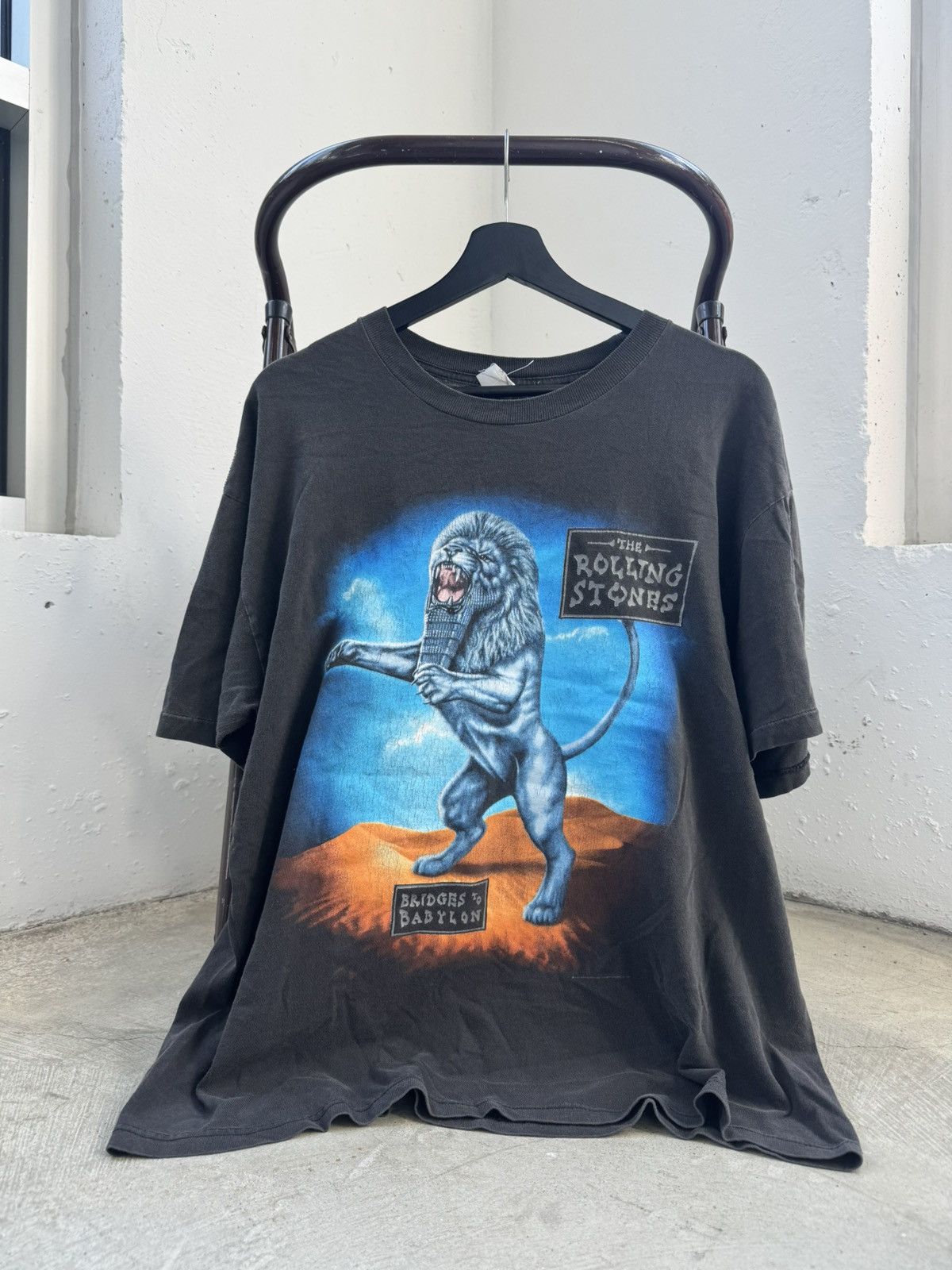 Band Tees Vintage 90s The Rolling Stones Bridges To Babylon Tour Tee Size US L / EU 52-54 / 3 - 1 Thumbnail