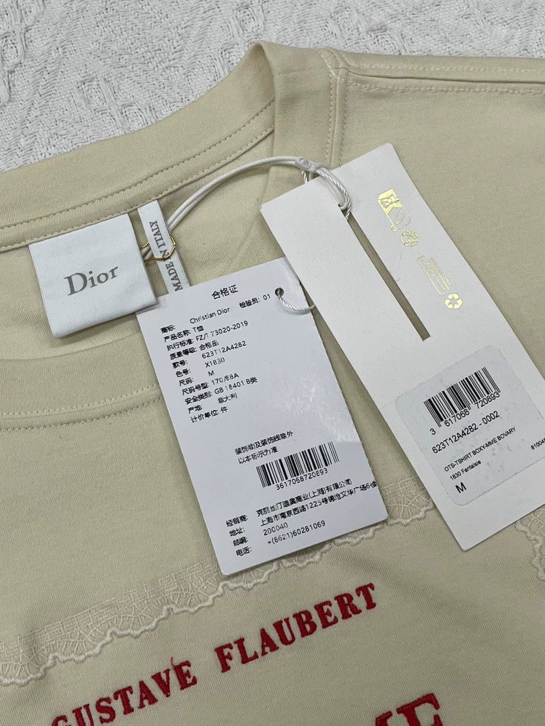 Dior Dior 26 Spring and Summer New Letter Print Short-sleeved T Size M / US 6-8 / IT 42-44 - 3 Thumbnail
