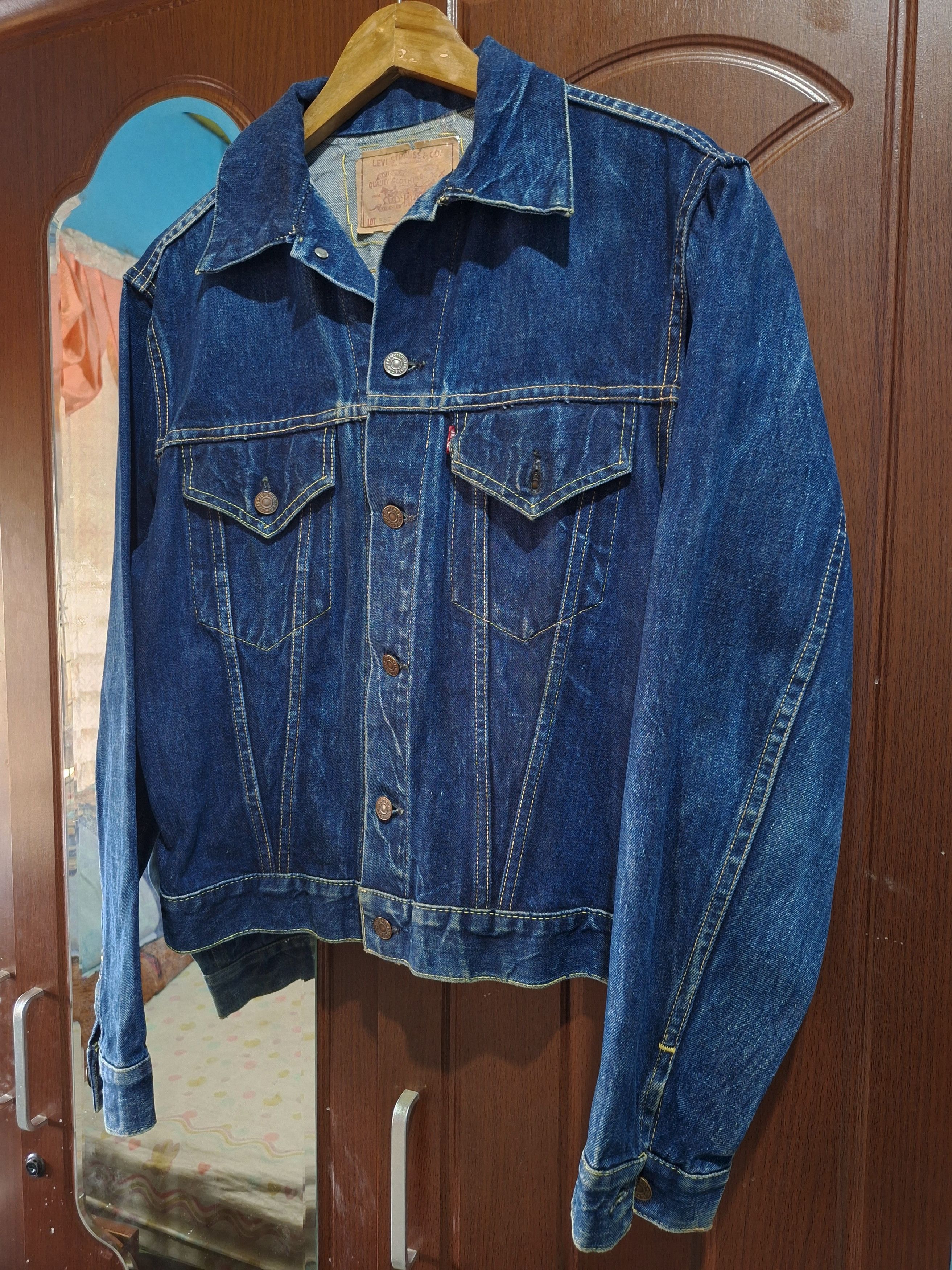image of Early 60S Levis 557Xx Big E in Blue, Men's (Size Medium)