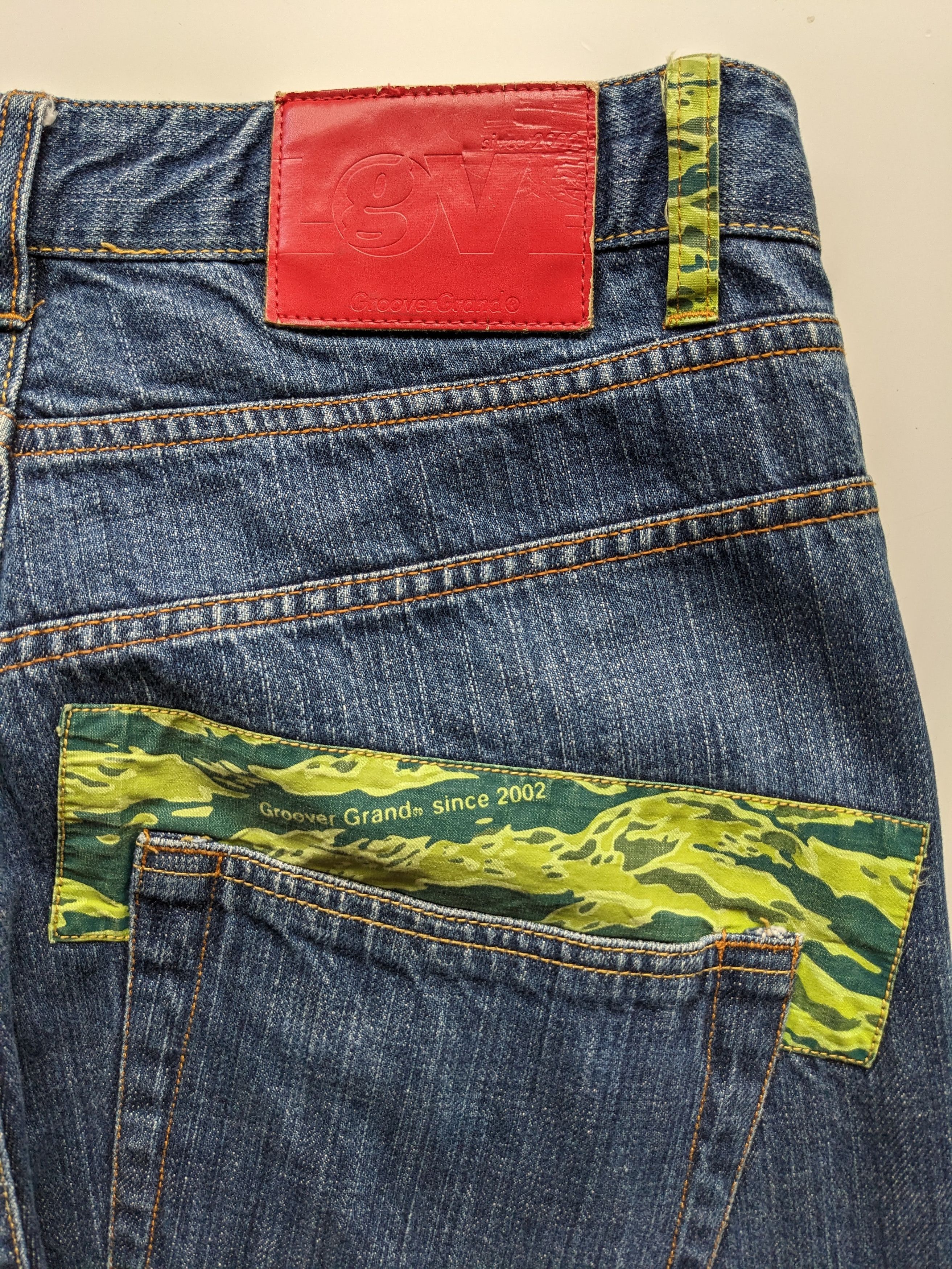 Japanese Brand Japanese brand Groover Grand camo jeans Size US 29 - 6 Thumbnail