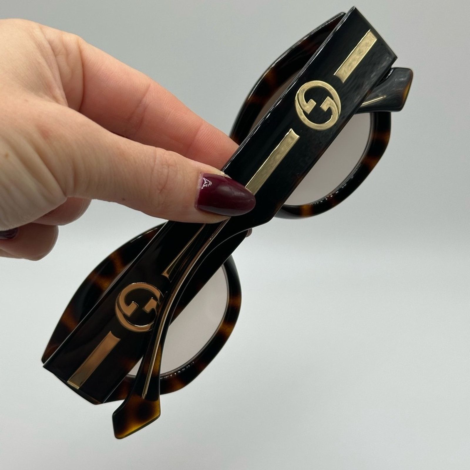 Gucci NEW Gucci Sunglasses GG1553S 002 Havana Crystal Brown Women Size ONE SIZE - 10 Thumbnail