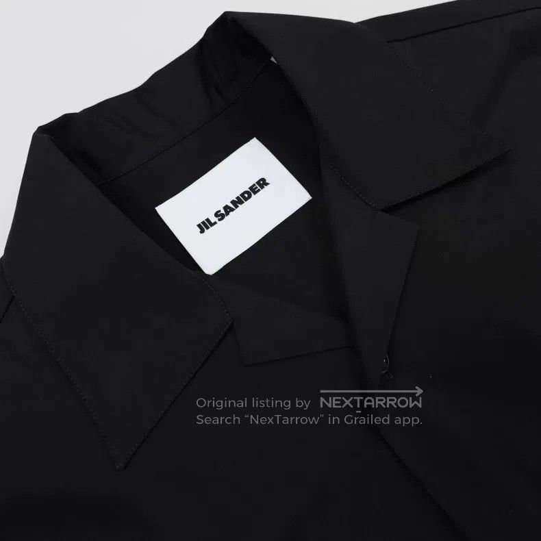 Jil Sander Jil Sander size 39 Men's Black Short Sleeve Shirthirt Size US XXS / EU 40 - 4 Thumbnail
