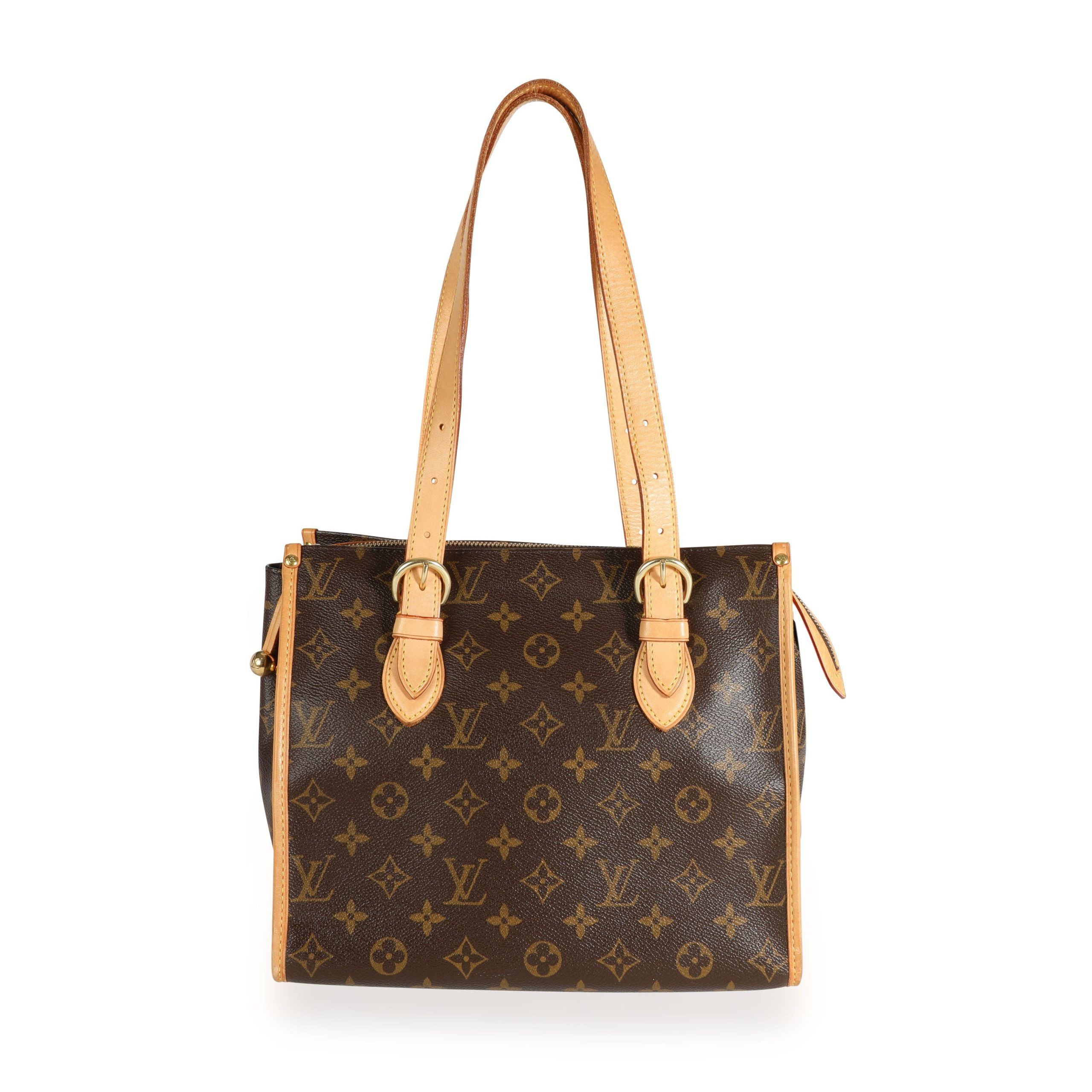 image of Louis Vuitton Monogram Canvas Popincourt Haut Bag in Brown, Women's