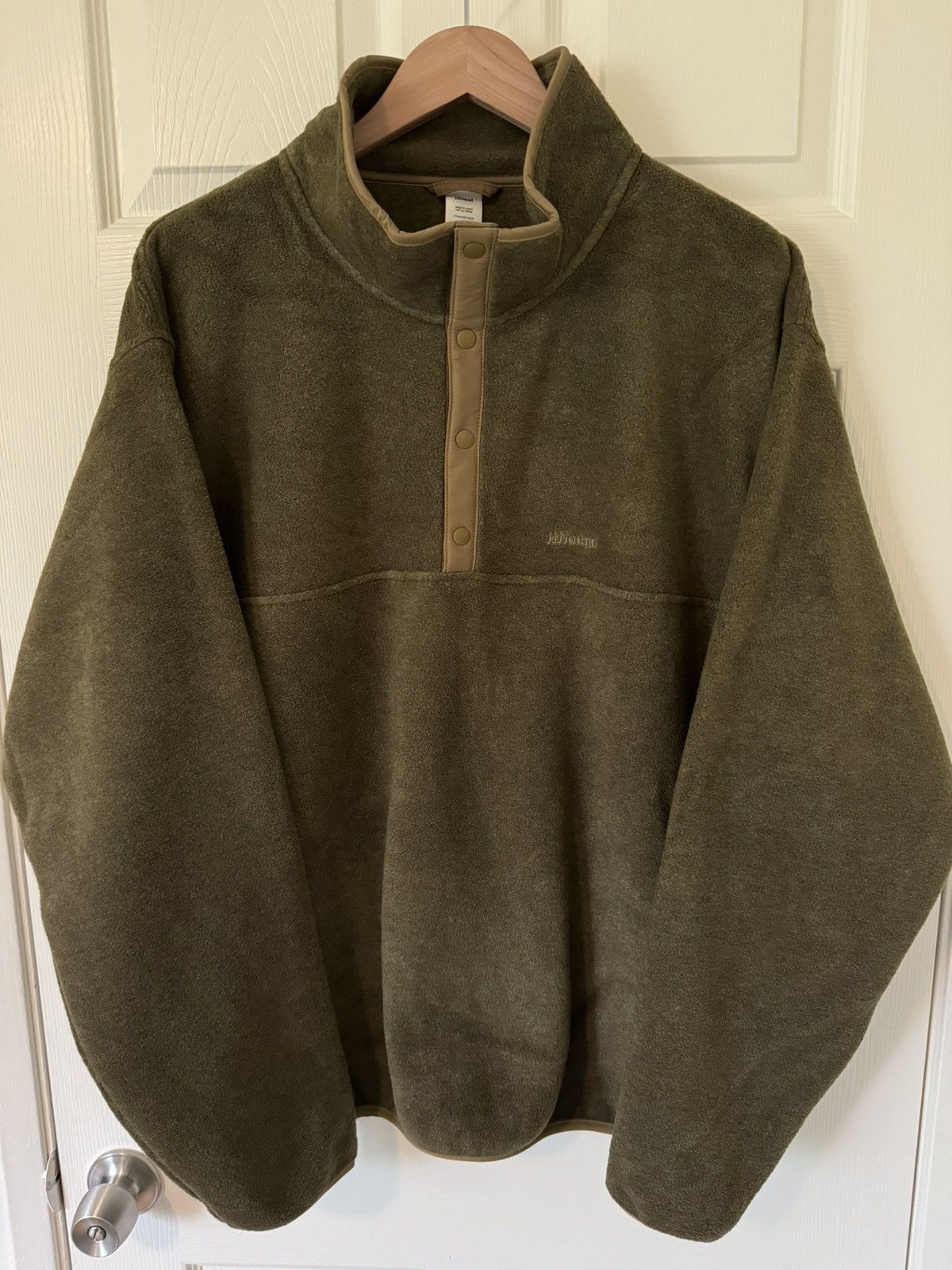 Jjjjound Jjjjound Camper Polar Fleece Olive/Brown | Grailed