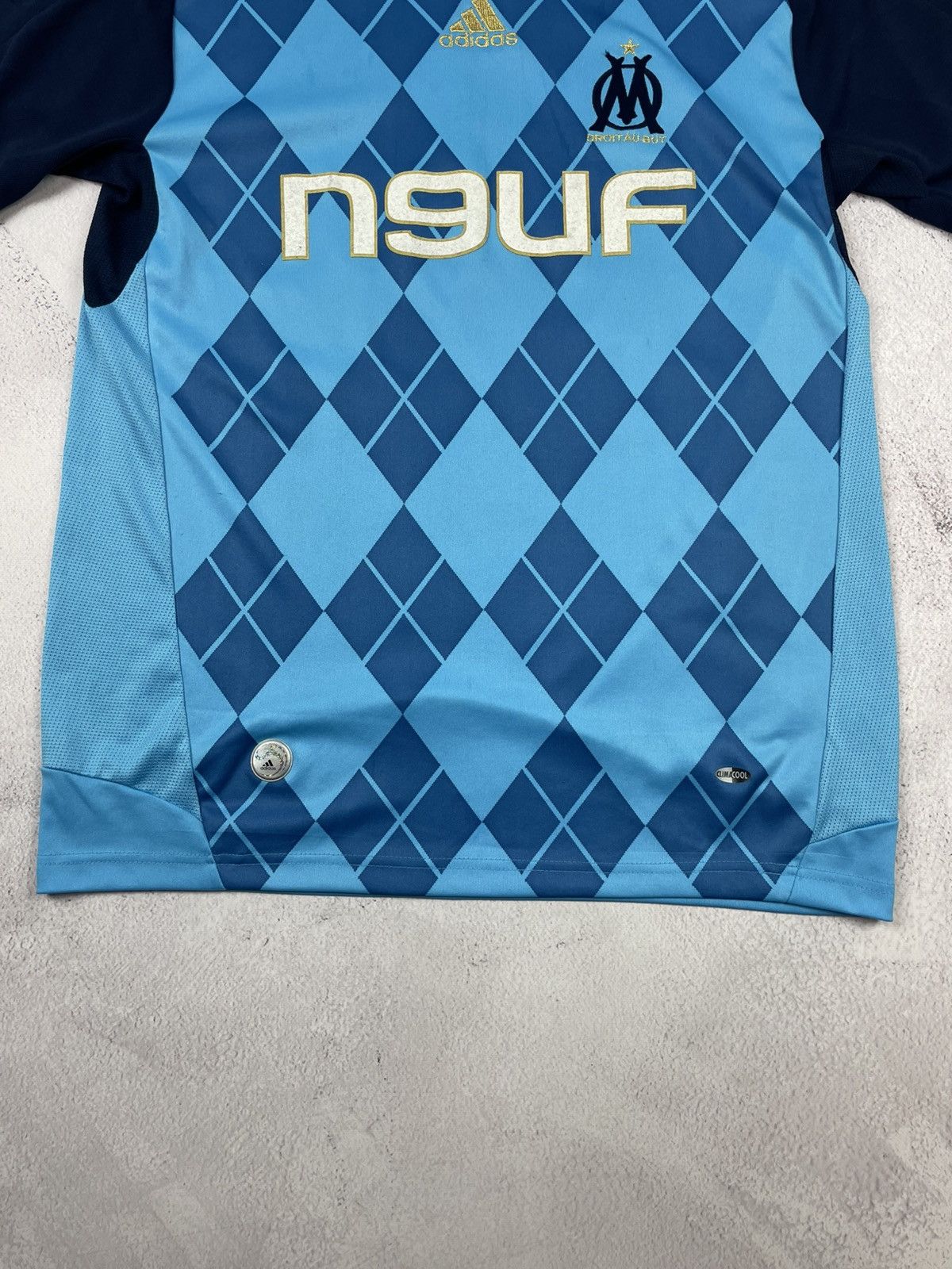 Vintage 2008-09 Olympique Marseille Away Football Shirt Ben Arfa #20 Size US M / EU 48-50 / 2 - 5 Thumbnail