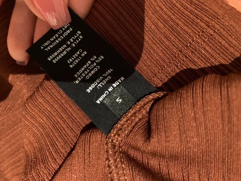 Helmut Lang HELMUT LANG Brown combo dress Size S / US 4 / IT 40 - 8 Thumbnail