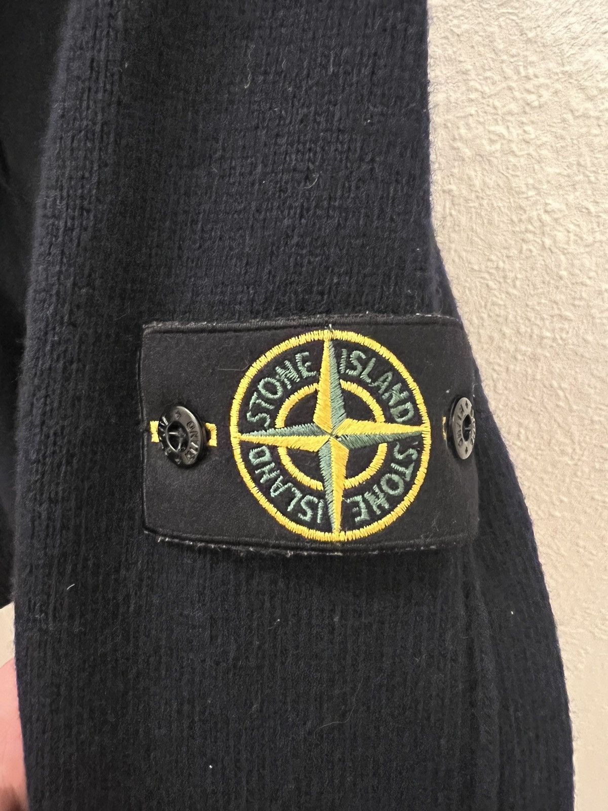 Stone Island Stone Island Wool Knit 1/4 Zip Pullover Size US L / EU 52-54 / 3 - 6 Thumbnail