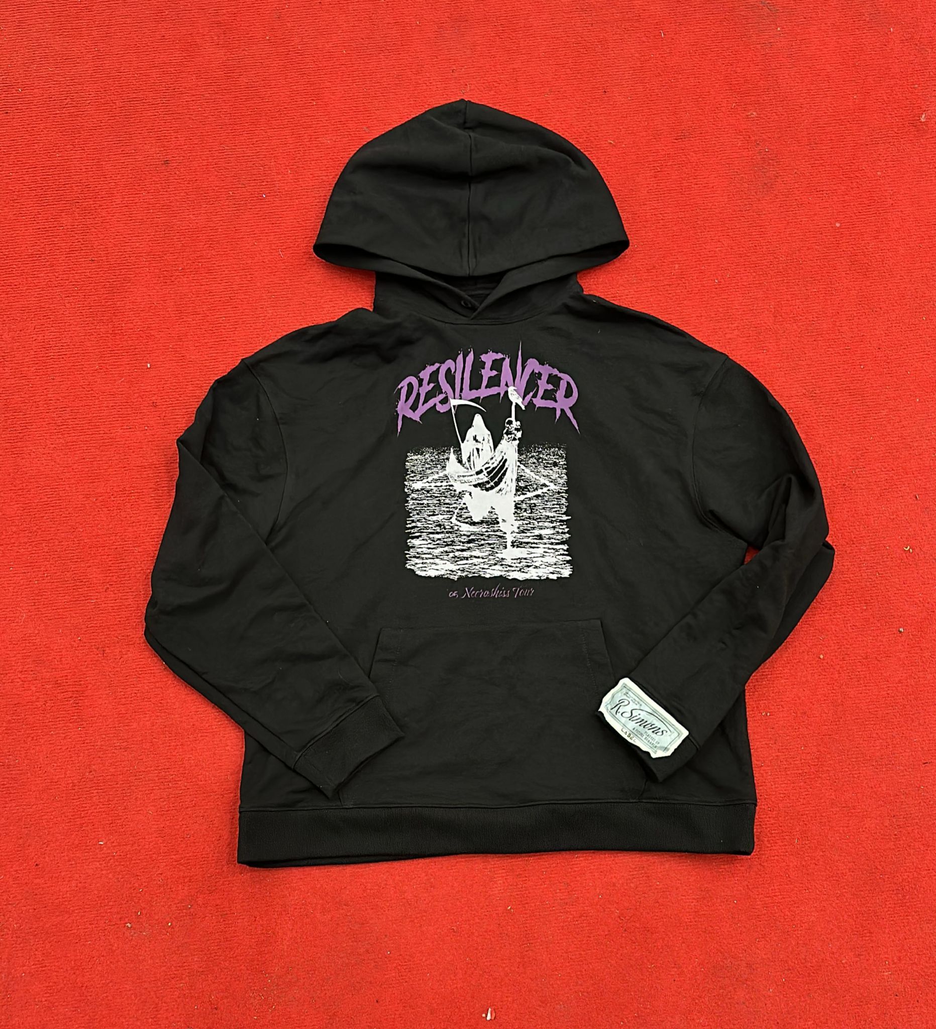 Raf Simons CC000021 Sample Resilancer Hoodie in Black Size US S / EU 44-46 / 1 - 1 Thumbnail