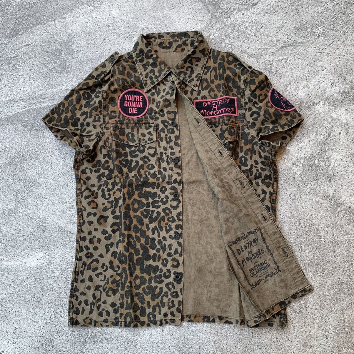 Hysteric Glamour Hysteric Glamour x Destroy All Monster Leopard Workshirt Size US S / EU 44-46 / 1 - 3 Thumbnail