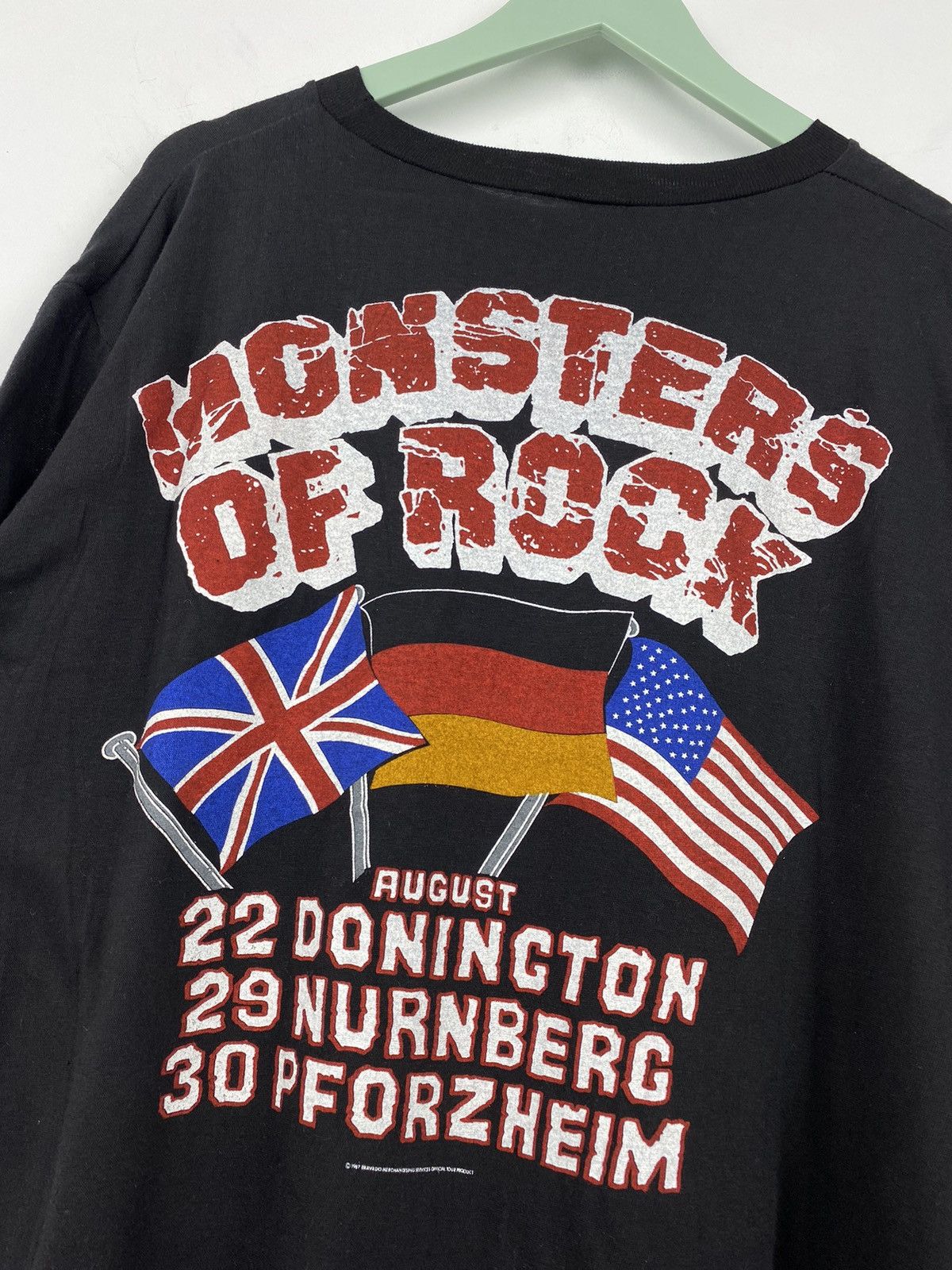 Band Tees Vintage Monsters of Rock Deep Purple 1987 Shirt DIO Ozzy Size US L / EU 52-54 / 3 - 7 Thumbnail
