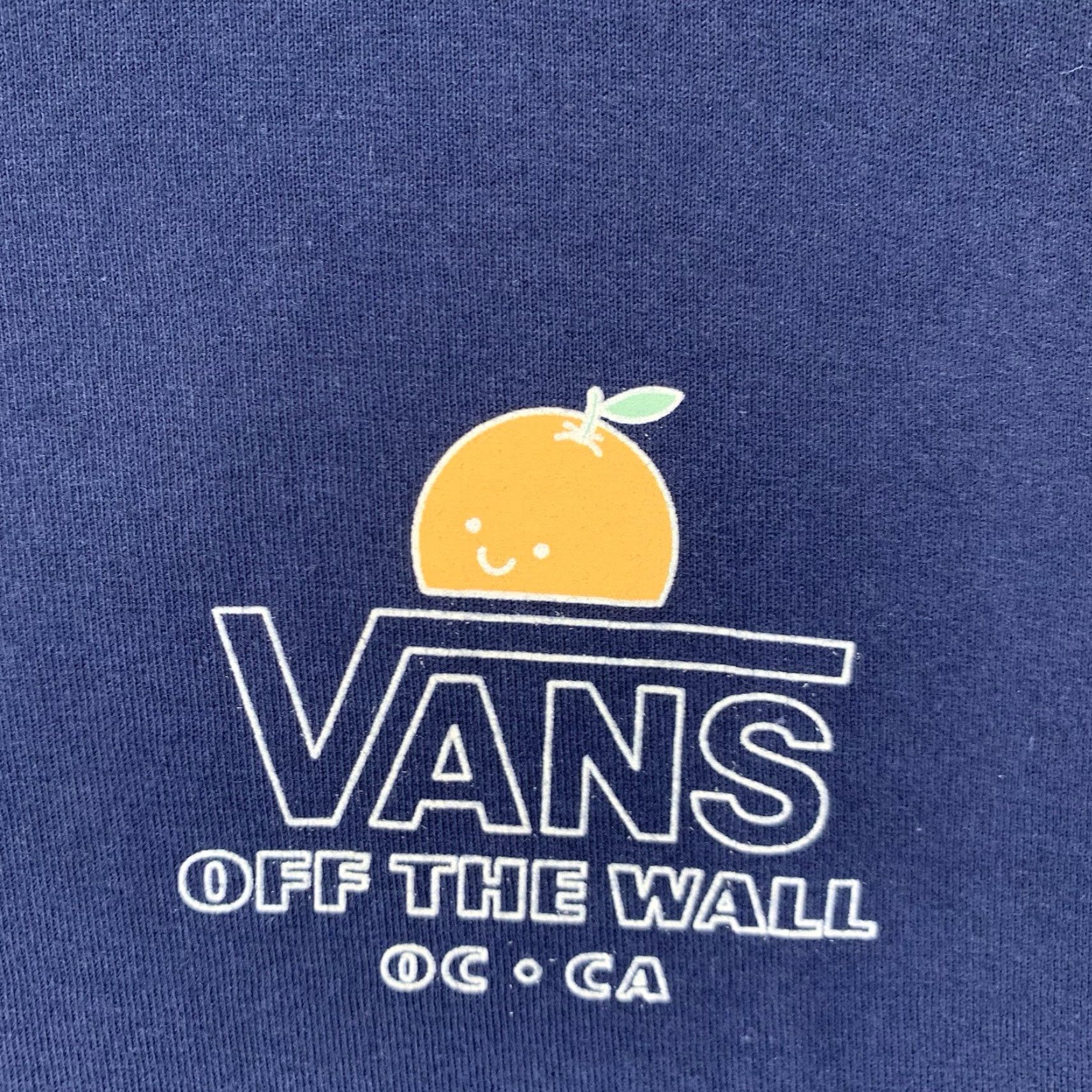 Vans VANS Men's T-Shirt Short Sleeve Crew Neck Blue Graphic Print Off The Wall Logo California Skate 2020s Size US M / EU 48-50 / 2 - 4 Thumbnail