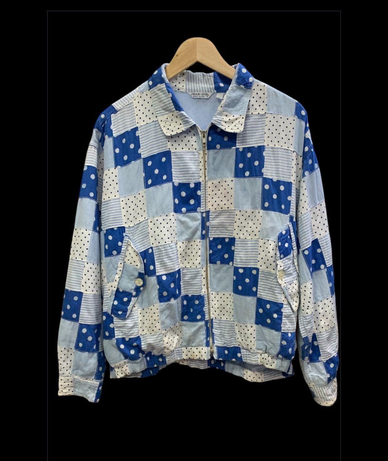 Japanese Brand OKAMOTO JEANS COX PATCHWORK SHIRT BOMBER JACKET Size US M / EU 48-50 / 2 - 2 Thumbnail