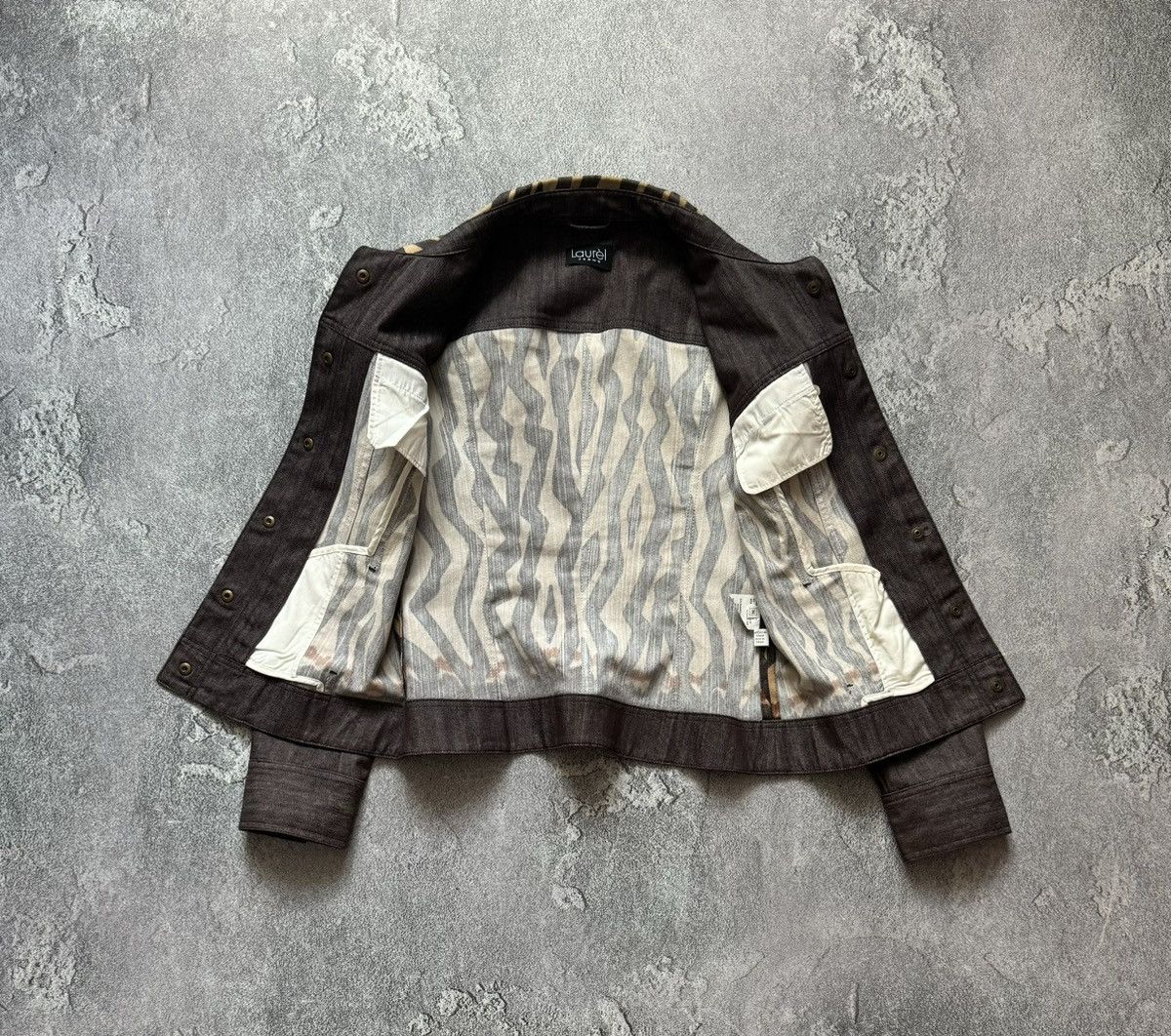Escada × Escada Sport Lauren by Escada 36 all printed leopard brown jacket denim Size S / US 4 / IT 40 - 10 Thumbnail