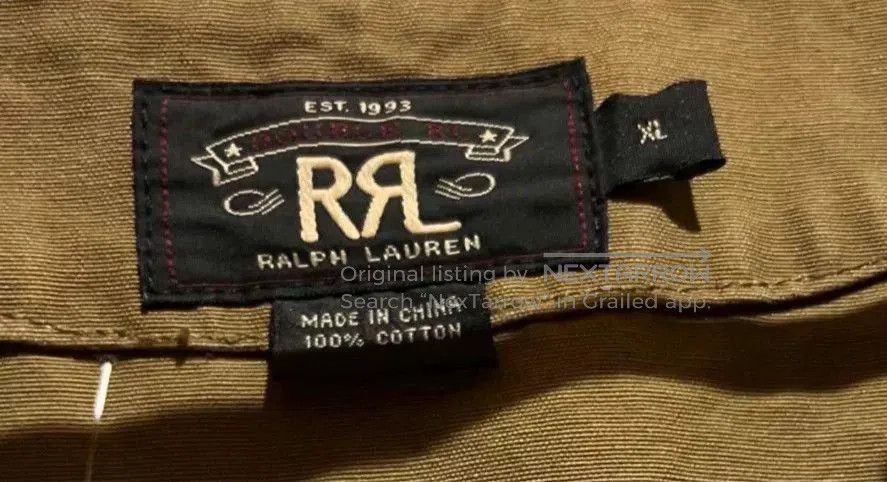RRL Ralph Lauren vintage double rl khaki canvas hunting vest. Size US XL / EU 56 / 4 - 5 Thumbnail