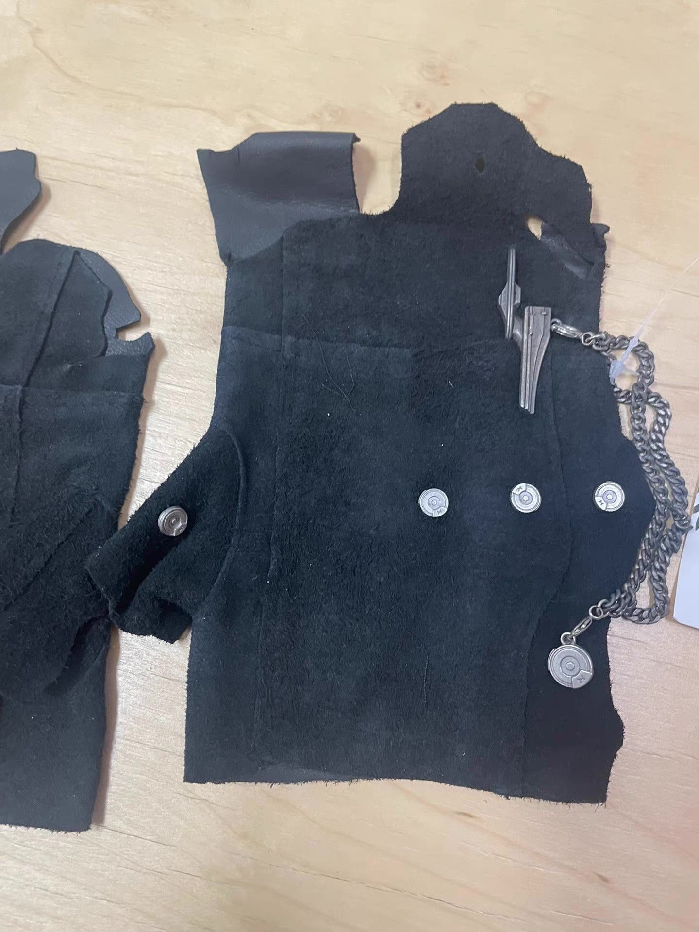 C2H4 2H4 x Mastermind Genuine Leather Gloves。Ｑ21 Size ONE SIZE - 2 Thumbnail