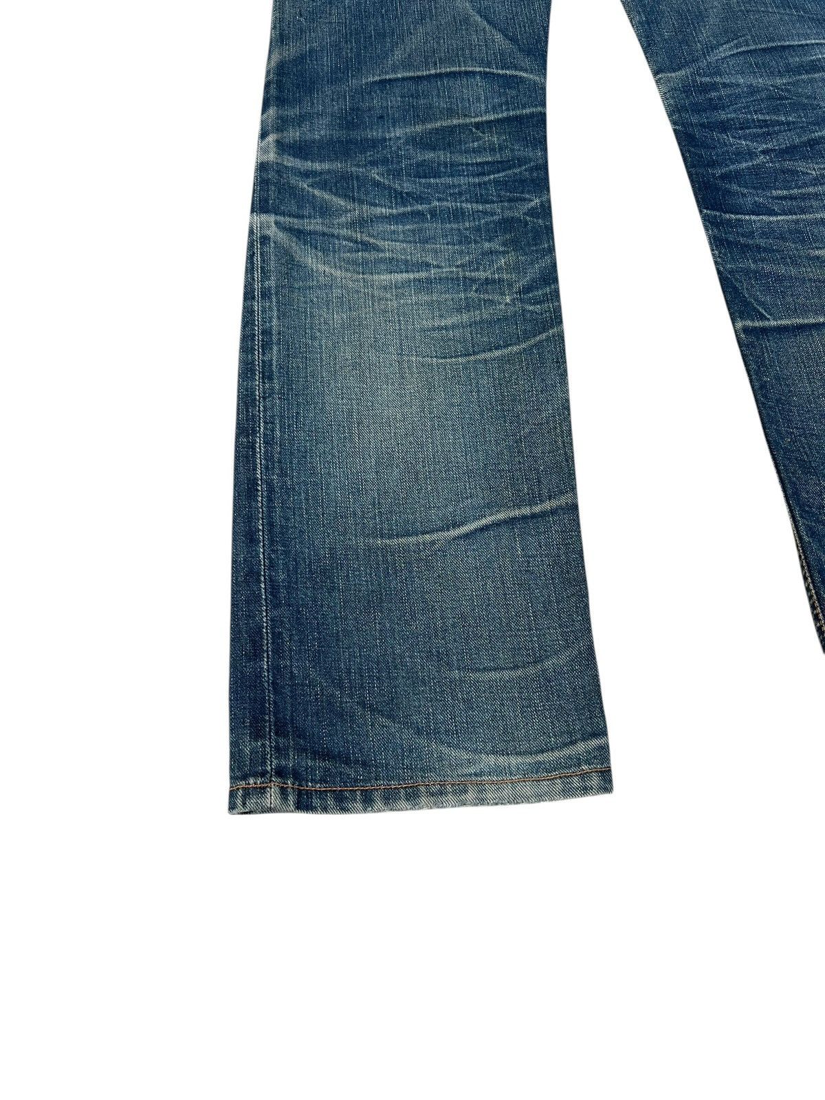 Lee Vintage Lee Sanforized Distressed Mud Denim Selvedge Jeans Size US 30 / EU 46 - 19 Thumbnail