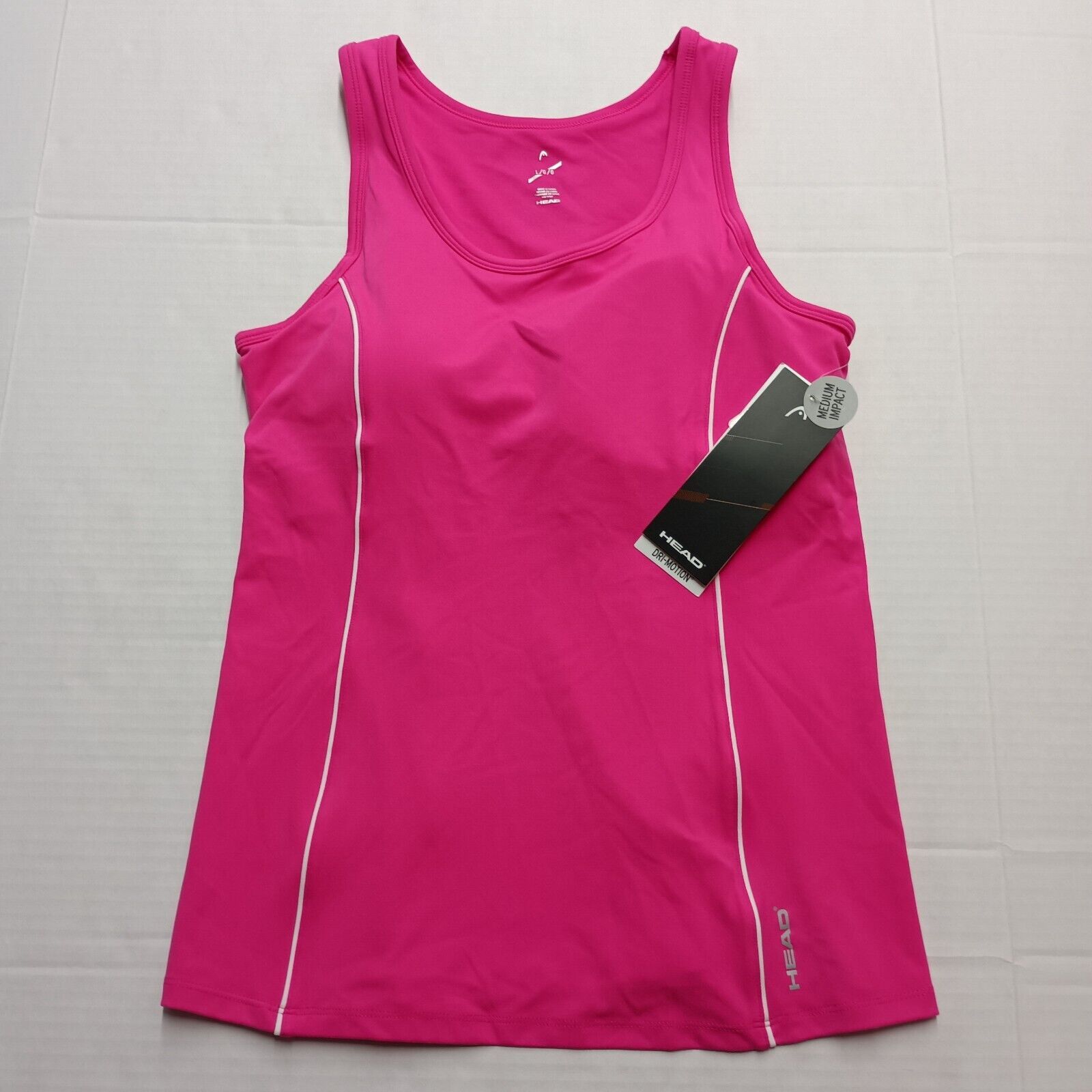 Other HEAD Breakpoint Piping Bra Tank Top Women's Size L Pink Size L / US 10 / IT 46 - 1 Thumbnail