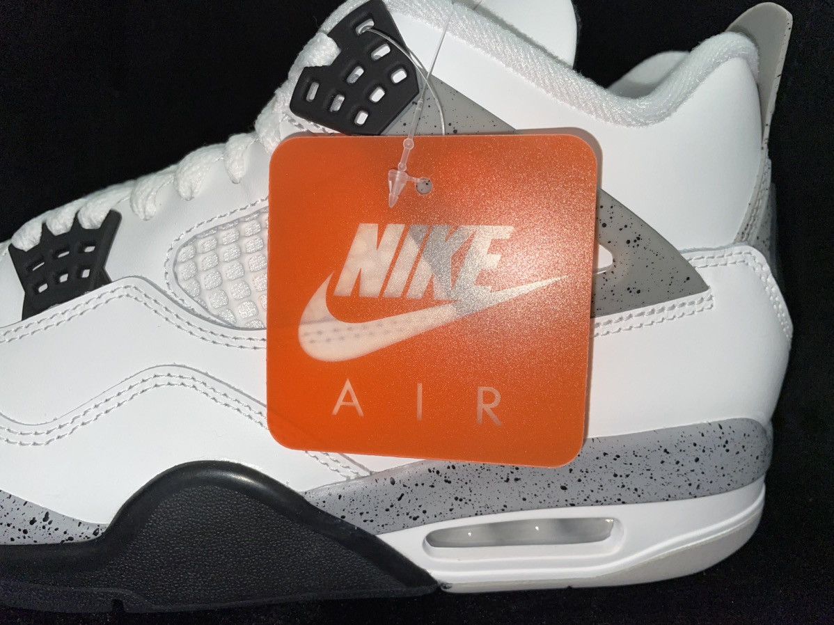 Jordan Brand Jordan 4 Retro White Cement Size US 10.5 / EU 43-44 - 10 Thumbnail