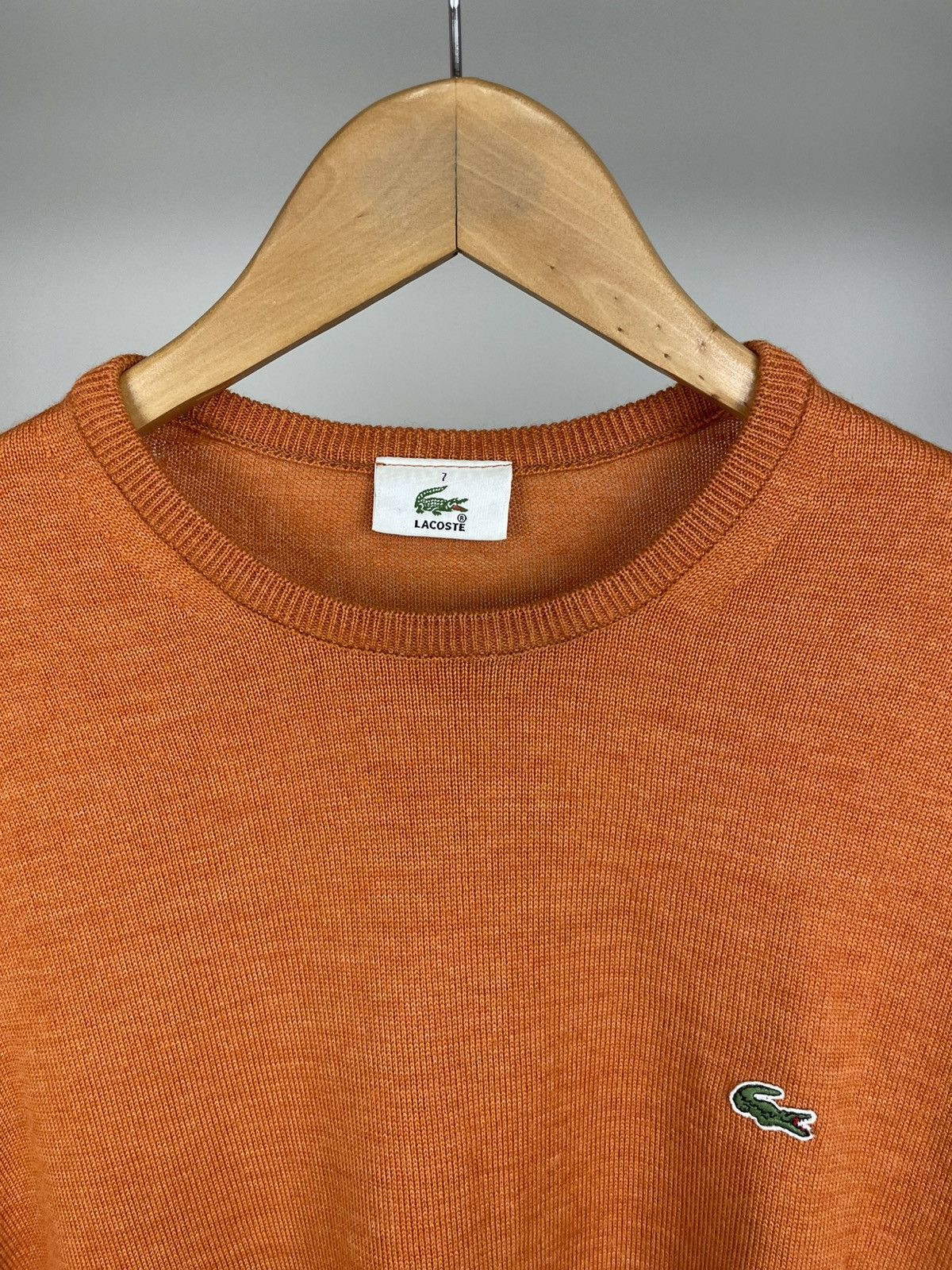 Designer × Lacoste × Vintage Vintage Lacoste knit wool sweater crewneck 90’s y2k Size US L / EU 52-54 / 3 - 3 Thumbnail