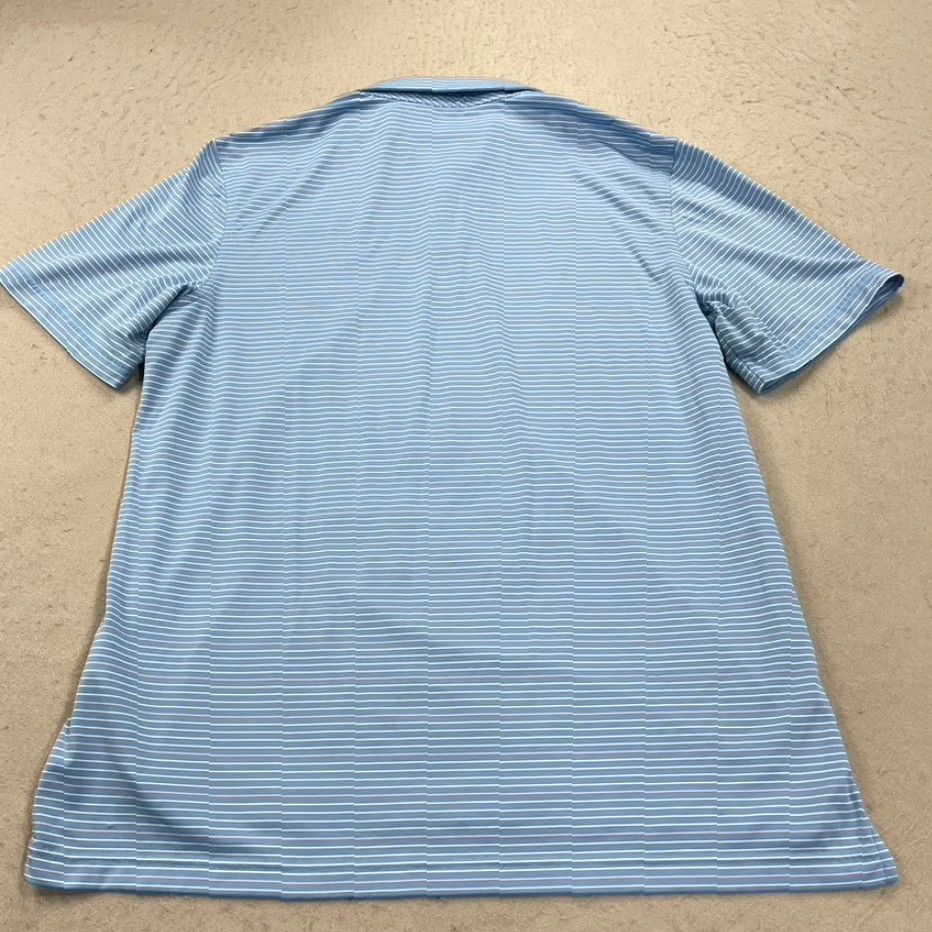 Vineyard Vines Vineyard Vines Polo Shirt Mens Large Blue Pink Stretch Striped Performance Golf Shirt Size US L / EU 52-54 / 3 - 5 Thumbnail
