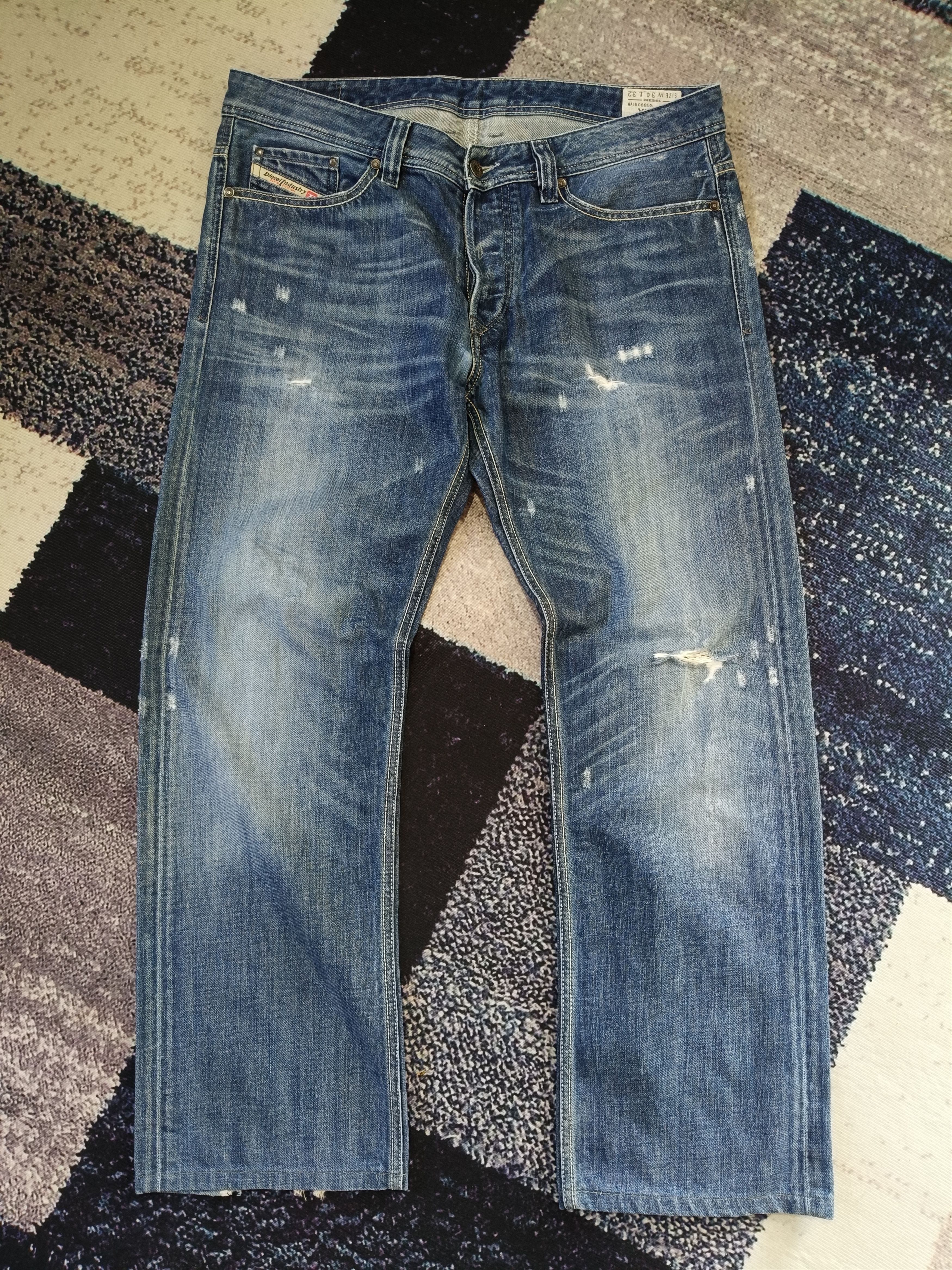 Diesel Diesel VIKER Regular Straight Blue Jeans Size US 36 / EU 52 - 1 Thumbnail